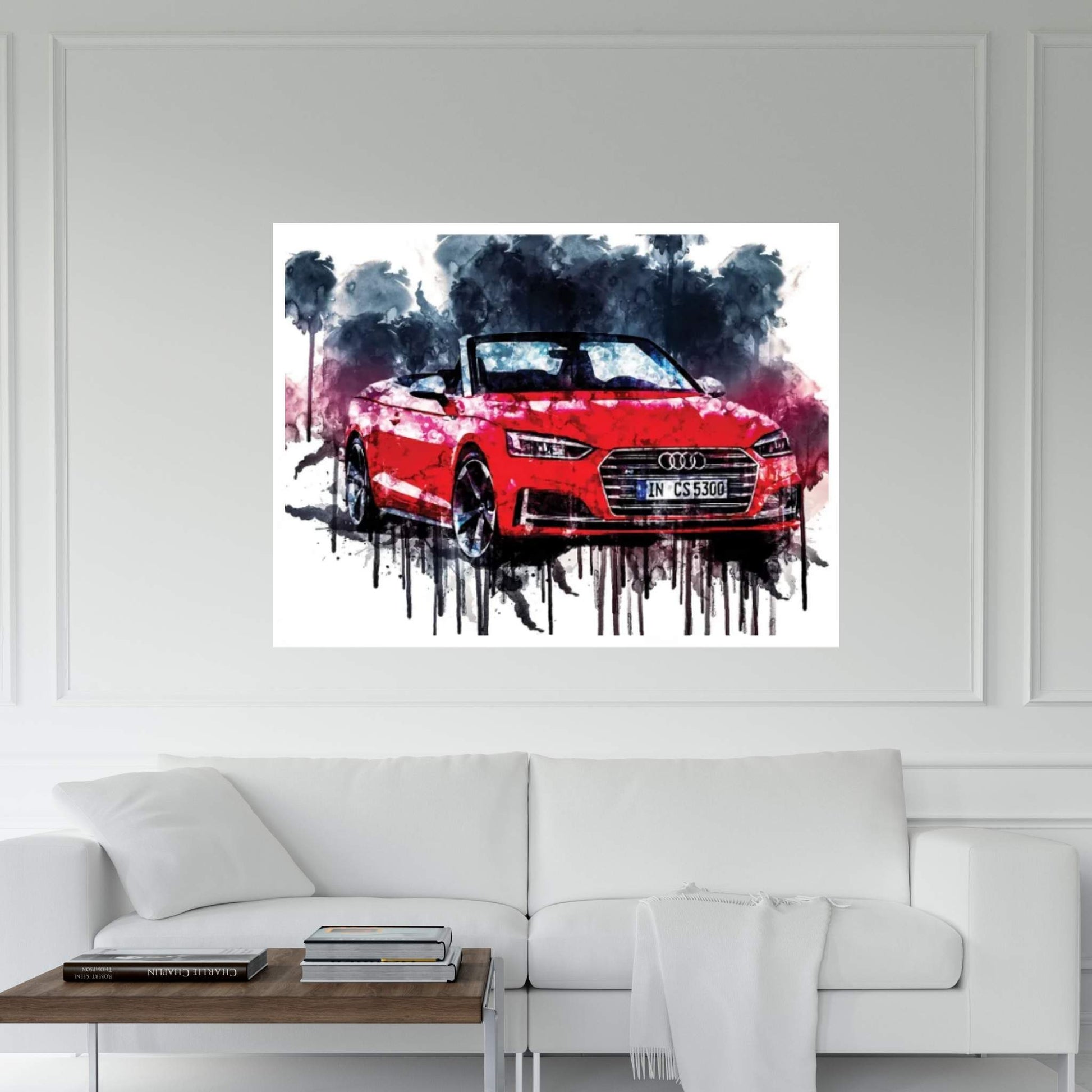 2017 Audi S5 Cabriolet Vehicle XIX Canvas Wall Art - Y Canvas