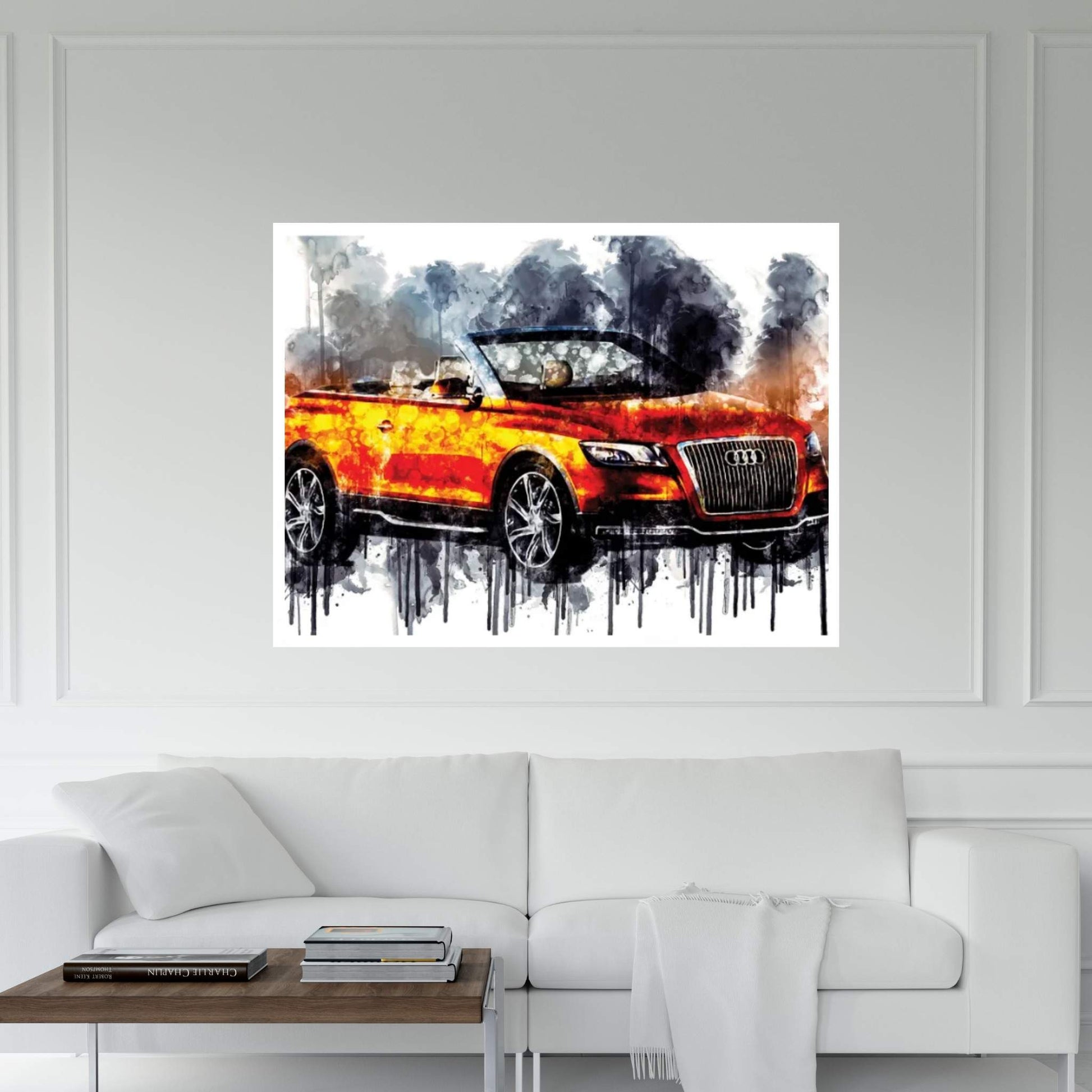 Car Audi Cross Cabriolet Quattro Canvas Wall Art - Y Canvas