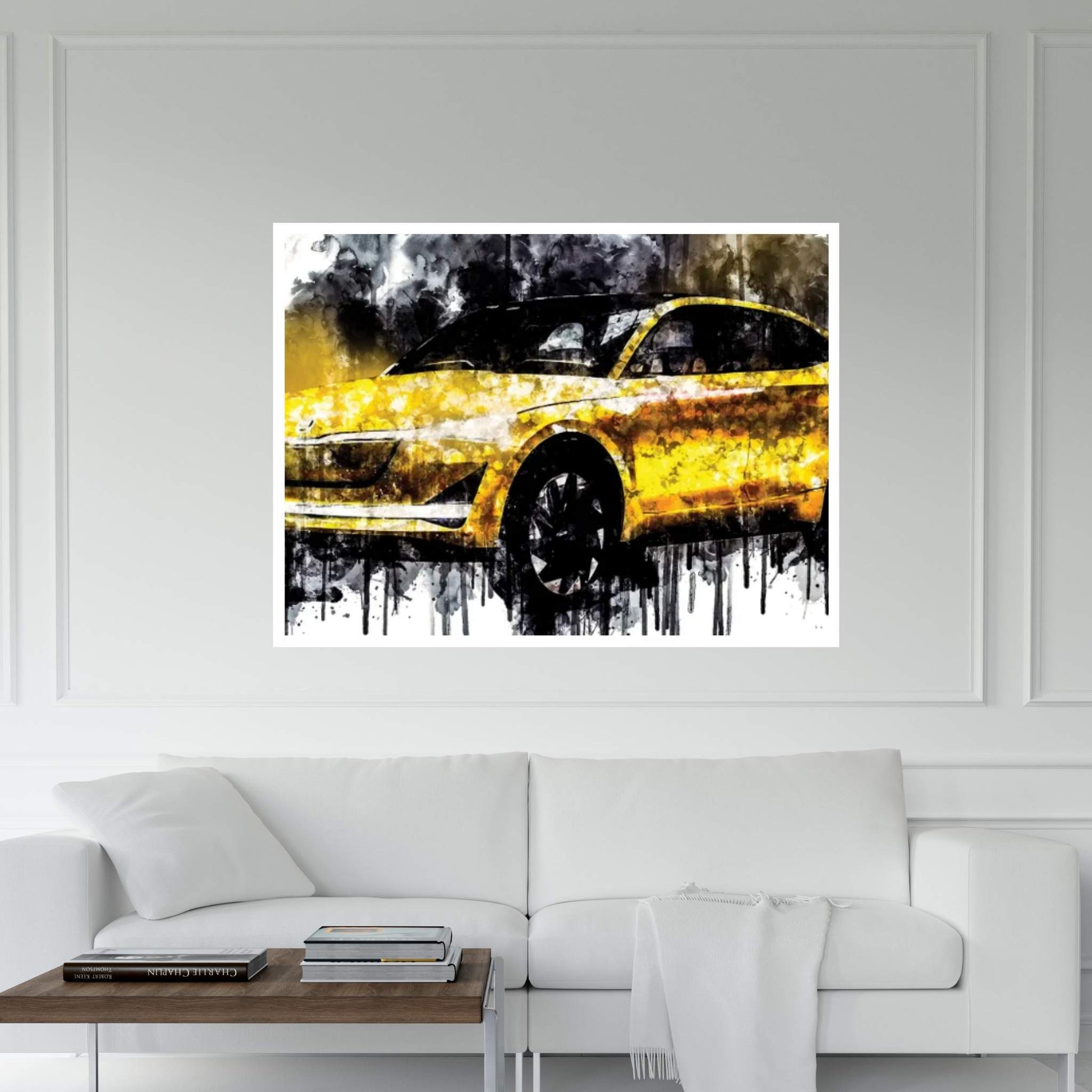 Car 2017 Skoda Vision E Concept Canvas Wall Art - Y Canvas