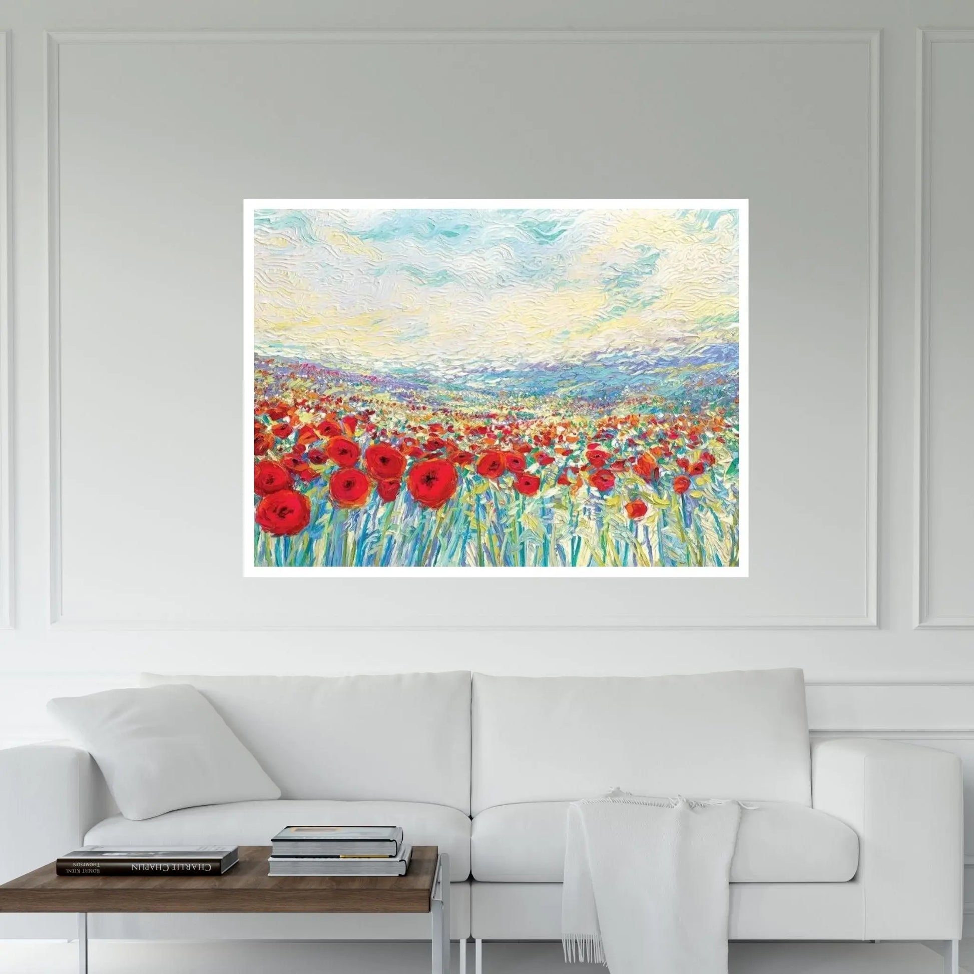 Poppies Of Oz Canvas Wall Art - Y Canvas