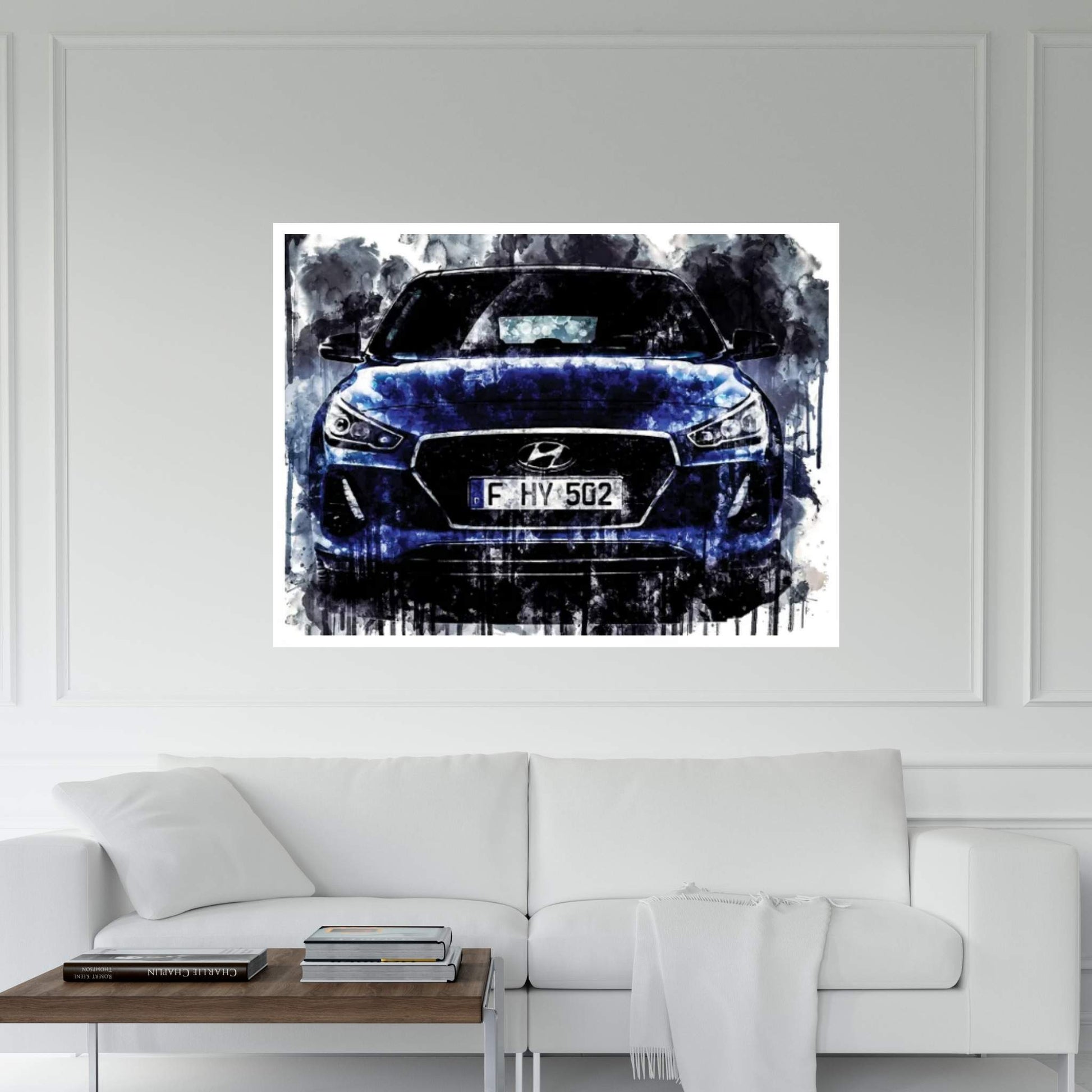 2017 Hyundai New Generation i30 Vehicle XCIX Canvas Wall Art - Y Canvas