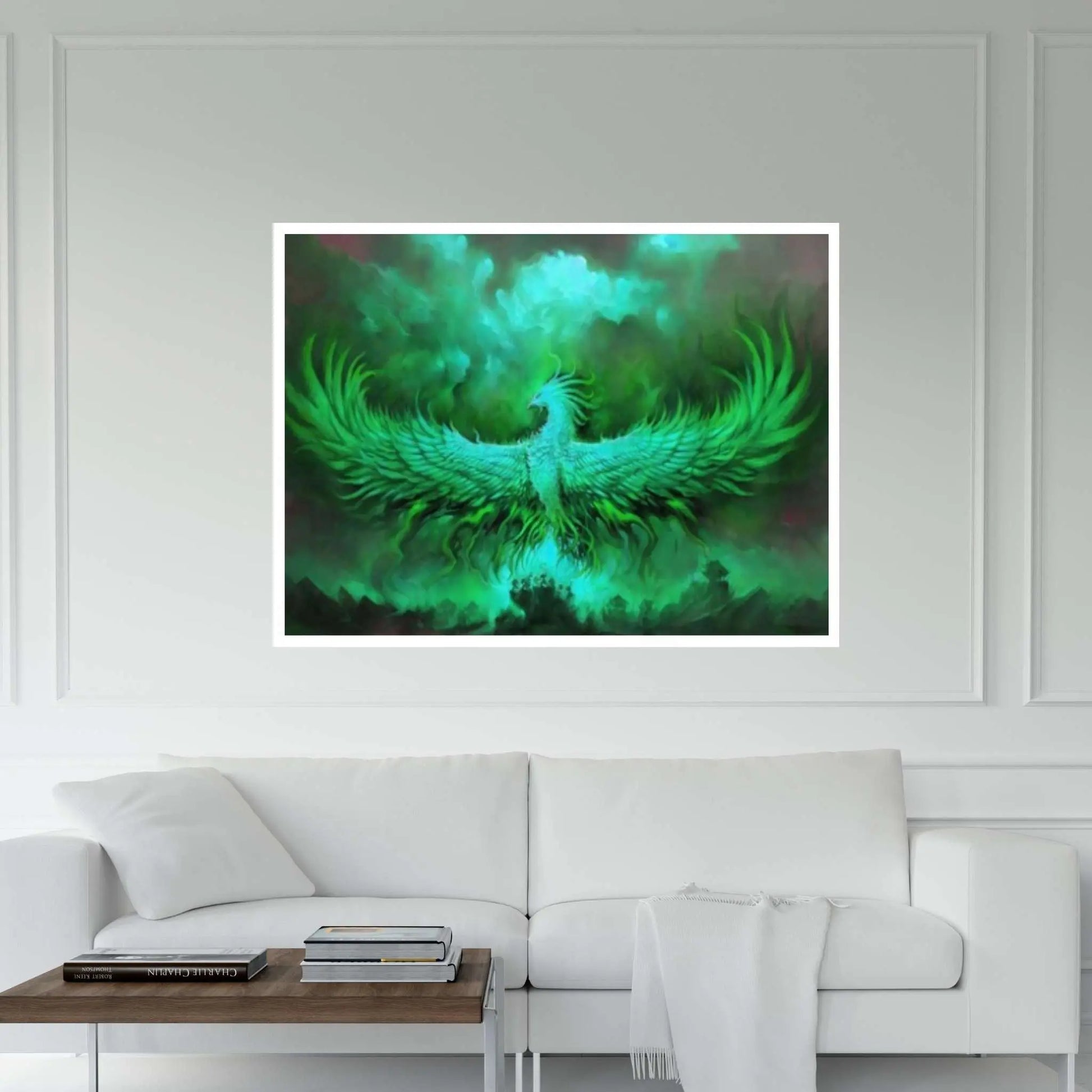 Phoenix Rebirth Canvas, Canvas Wall Art Print Poster - Y Canvas