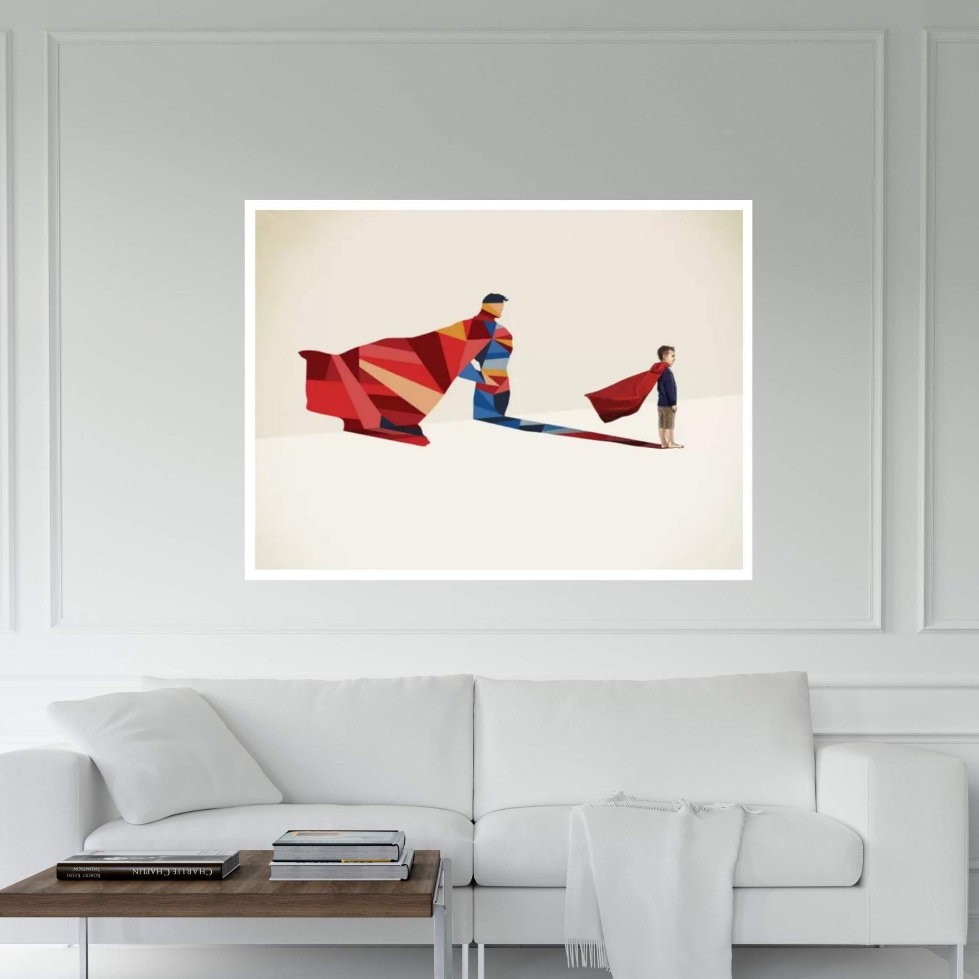 Walking Shadow Hero I Canvas Wall Art - Y Canvas