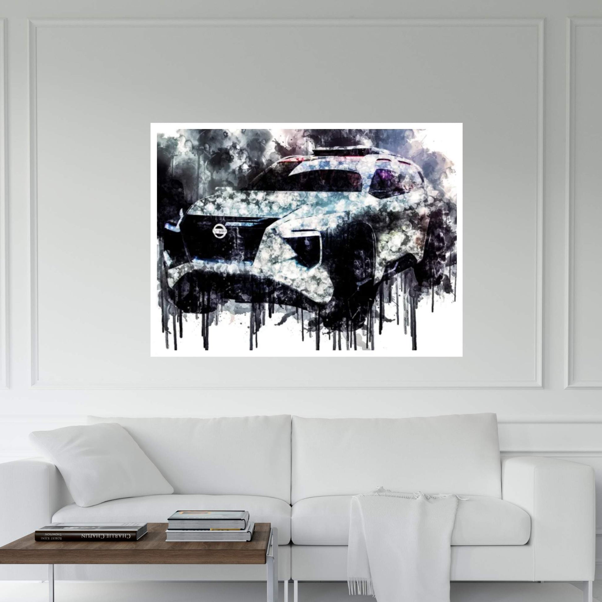 Car 2018 Nissan Xmotion Concept Canvas Wall Art - Y Canvas