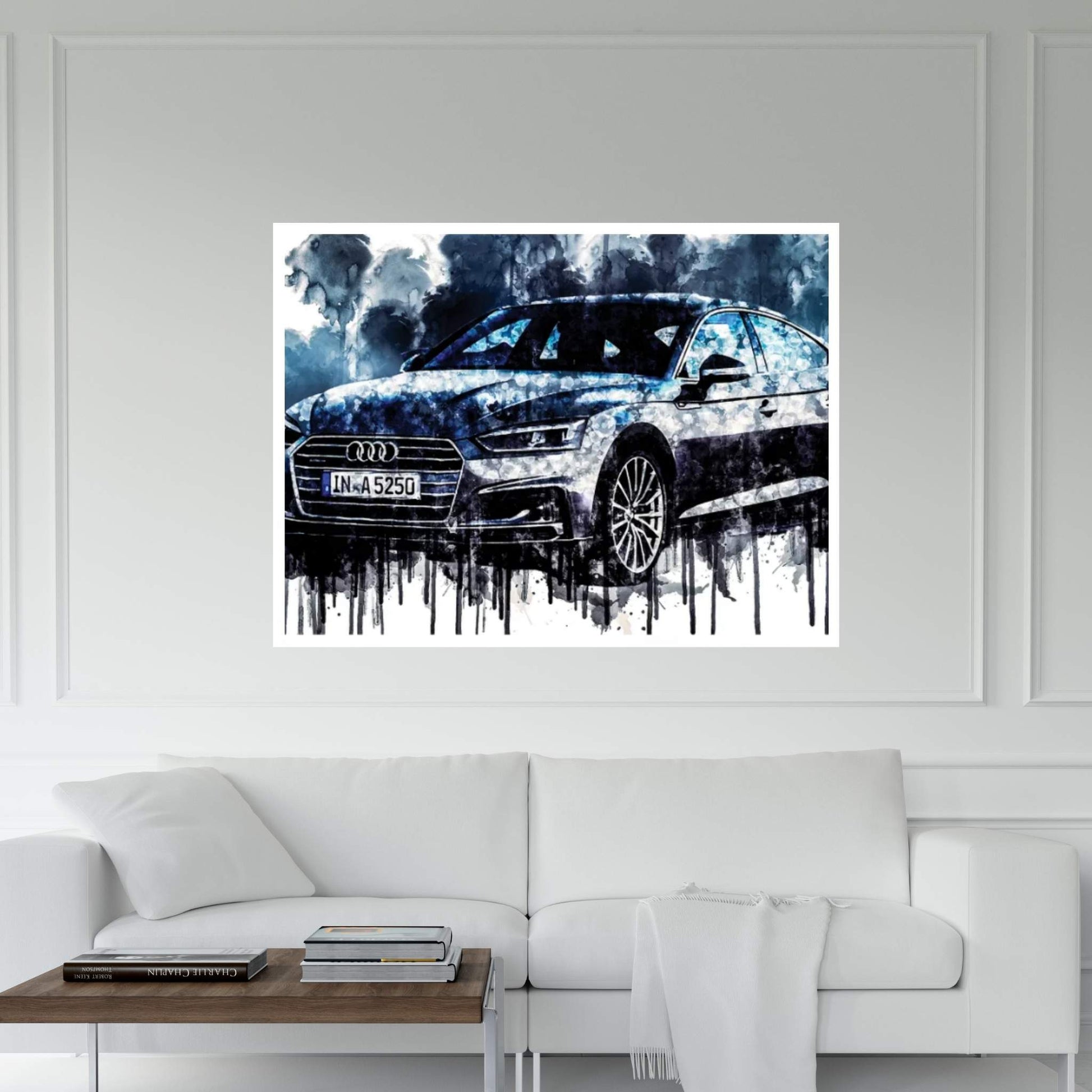 2018 Audi A5 Sportback Canvas Wall Art - Y Canvas