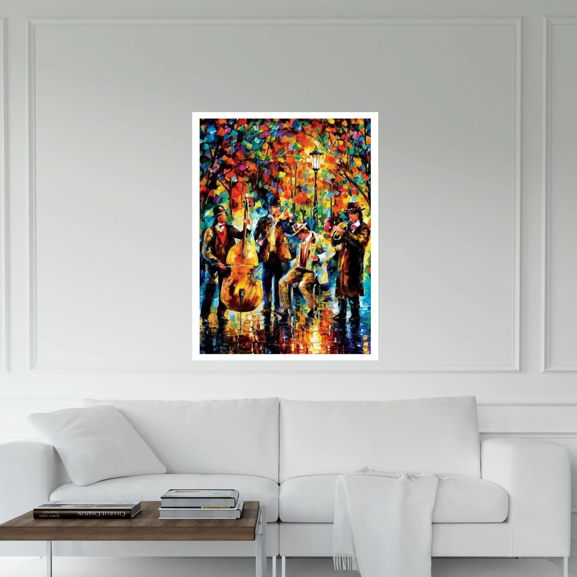 Glowing Music Canvas Wall Art - Y Canvas