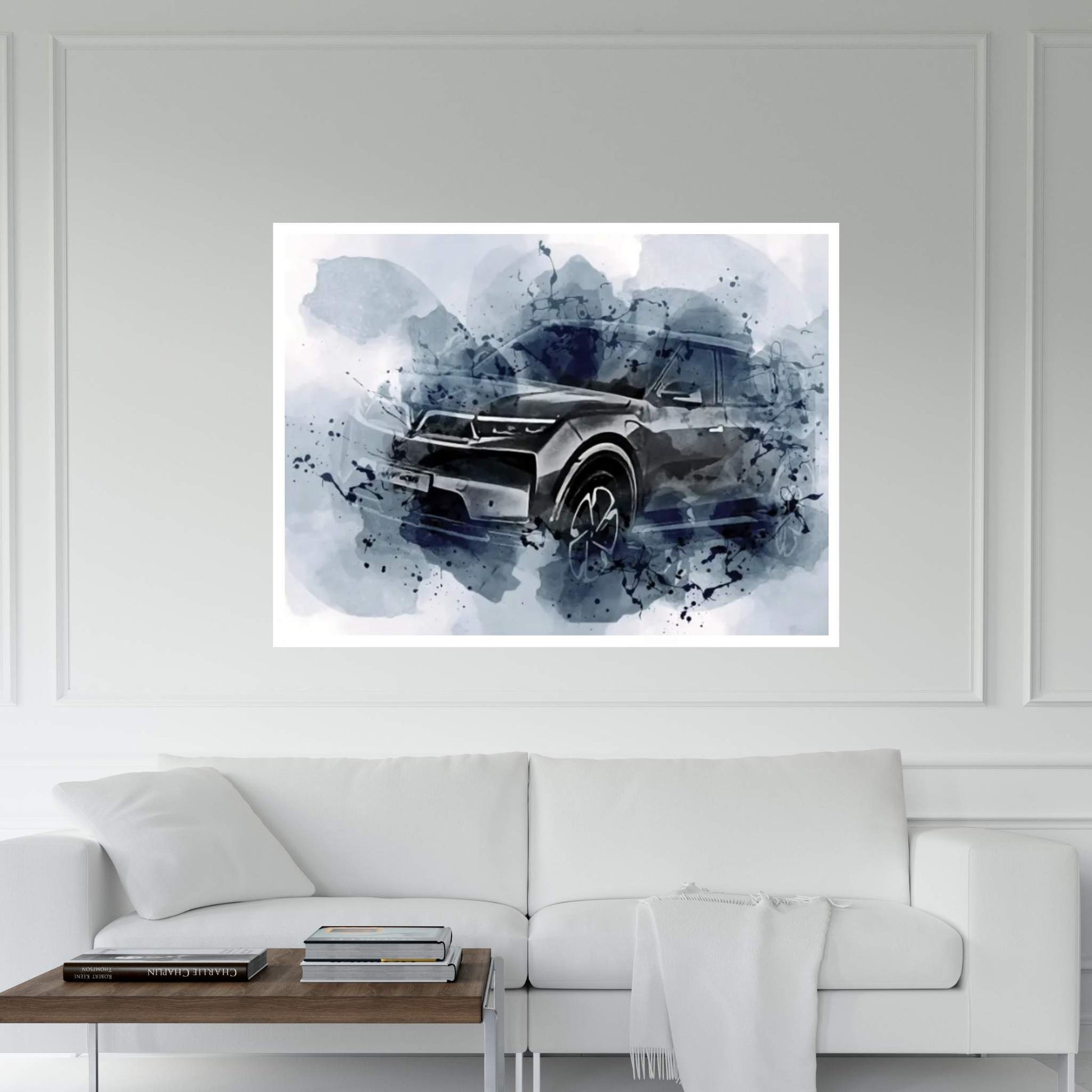 Vinfast Vf E36 2021 Full-Size Crossover Exterior Canvas Wall Art - Y Canvas