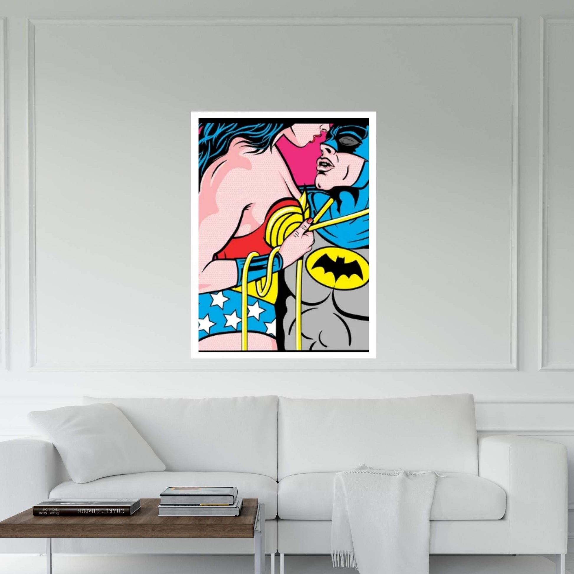 Heroes Love II Canvas Wall Art - Y Canvas