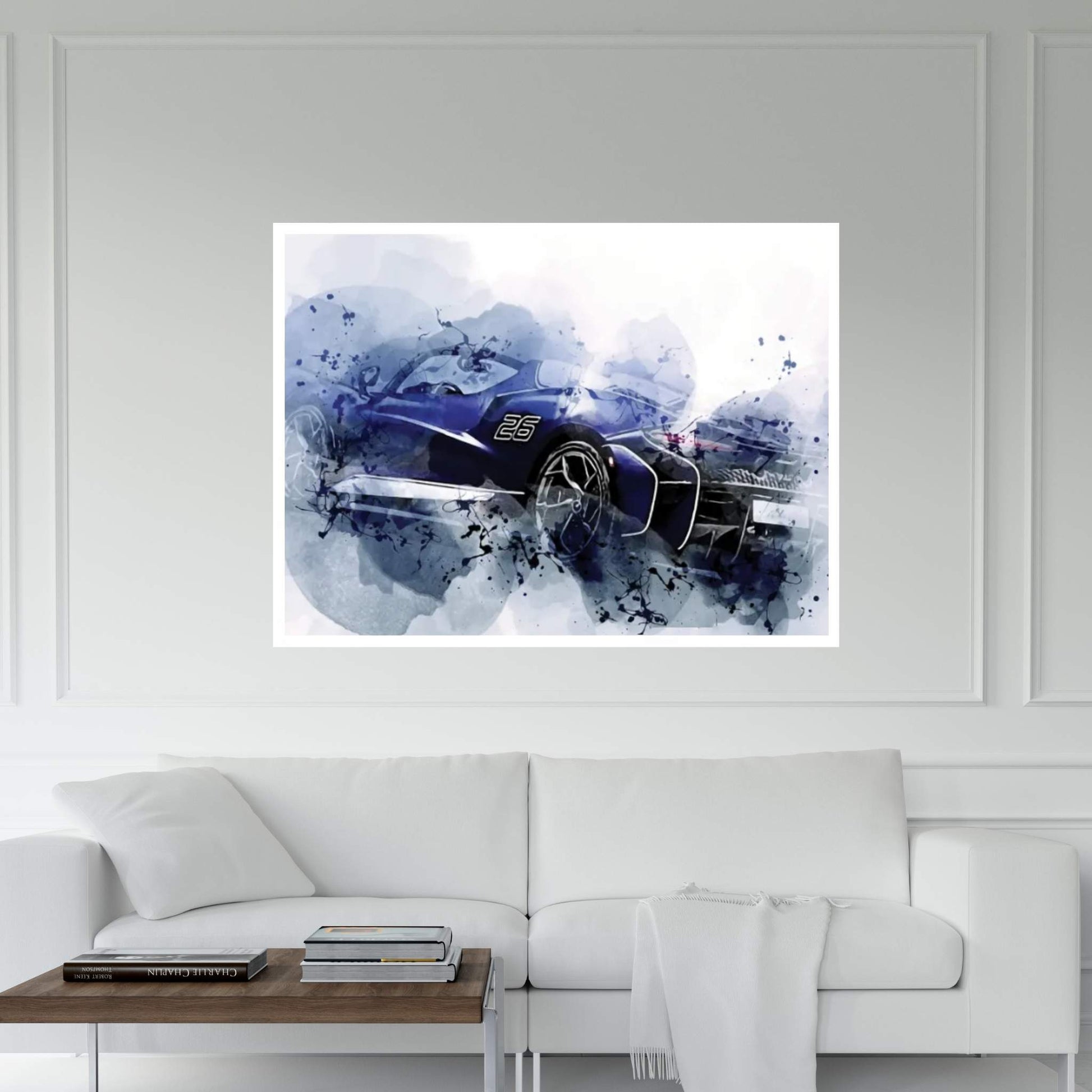 2021 Mclaren Elva 815 HP Exterior Canvas Wall Art - Y Canvas