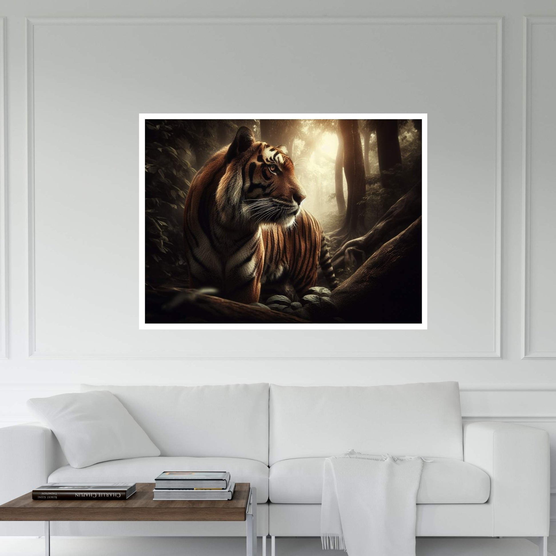 Tiger Canvas Print Art,Animal Wall Art, Canvas Wall Art - Y Canvas