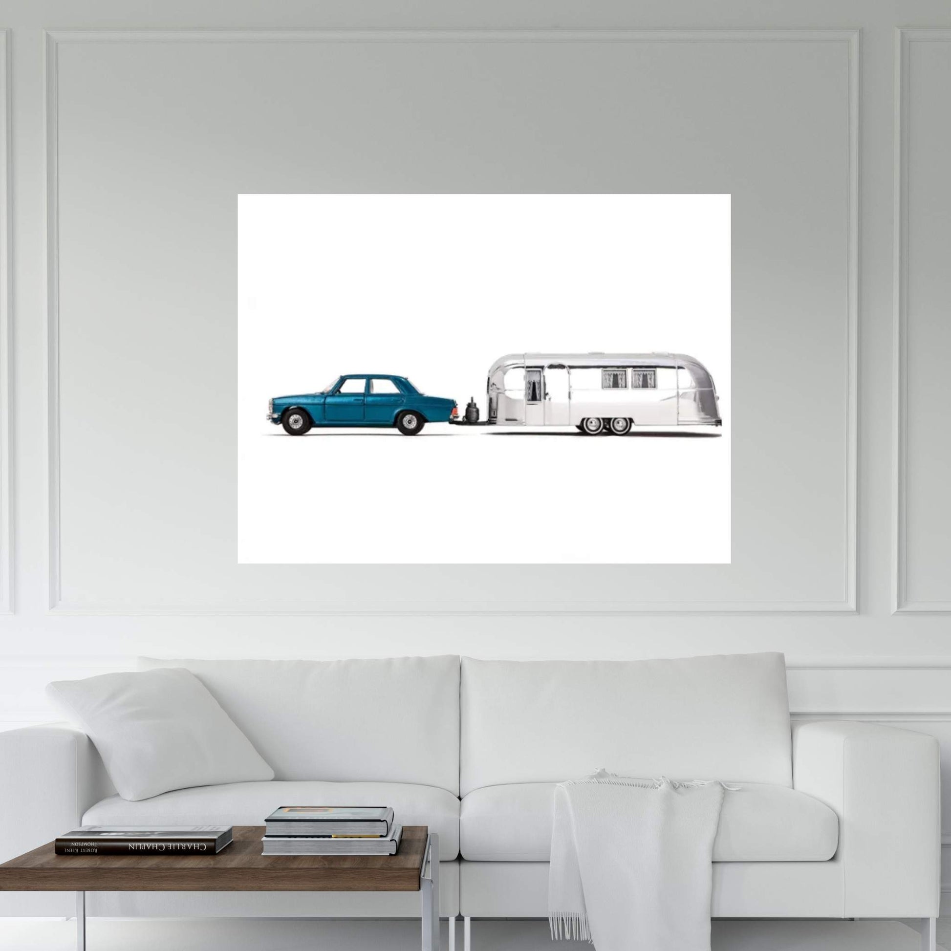 Airstream Car Canvas Wall Art - Y Canvas