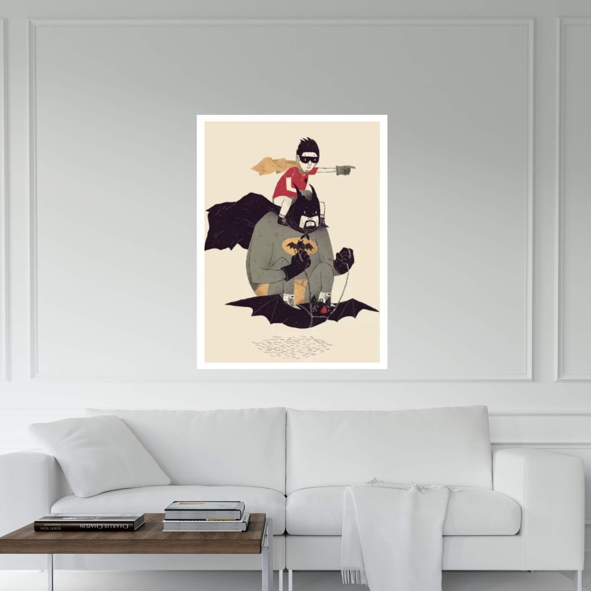 Batmobile Canvas Wall Art - Y Canvas