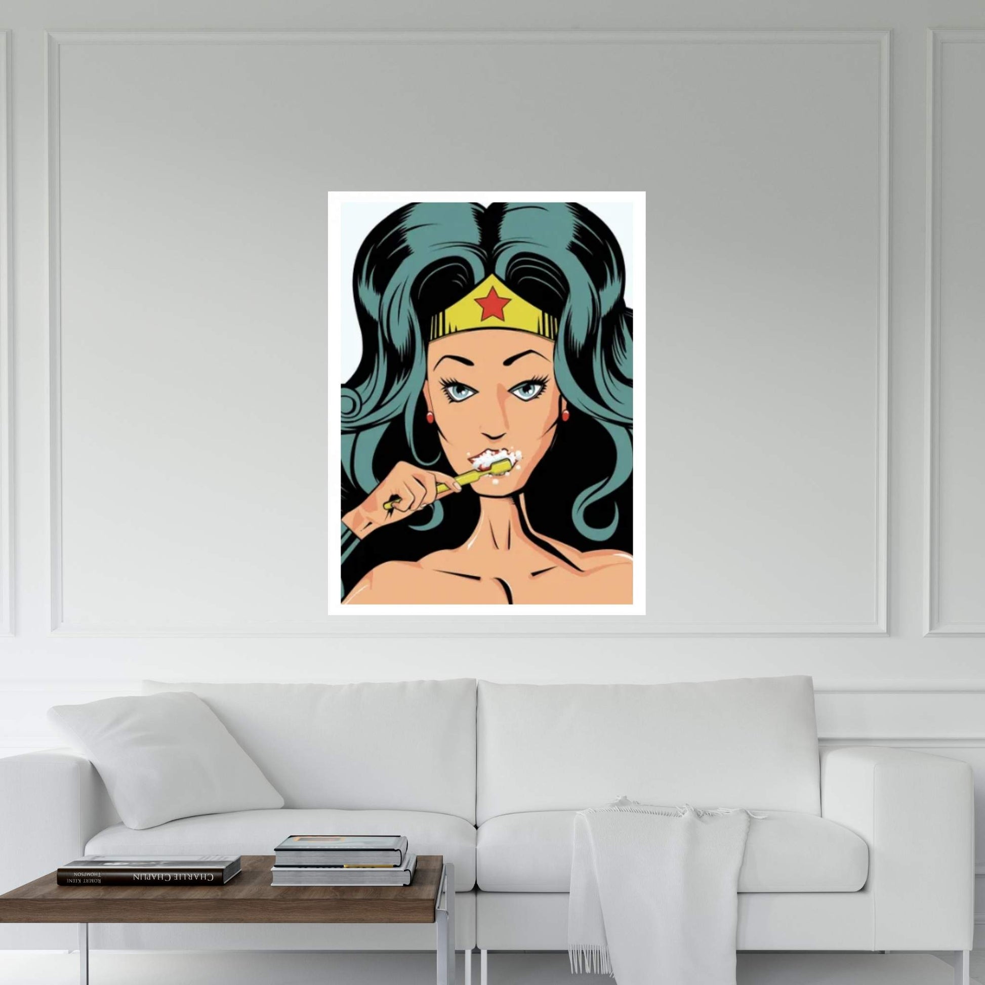 WW Teeth Old Canvas Wall Art - Y Canvas