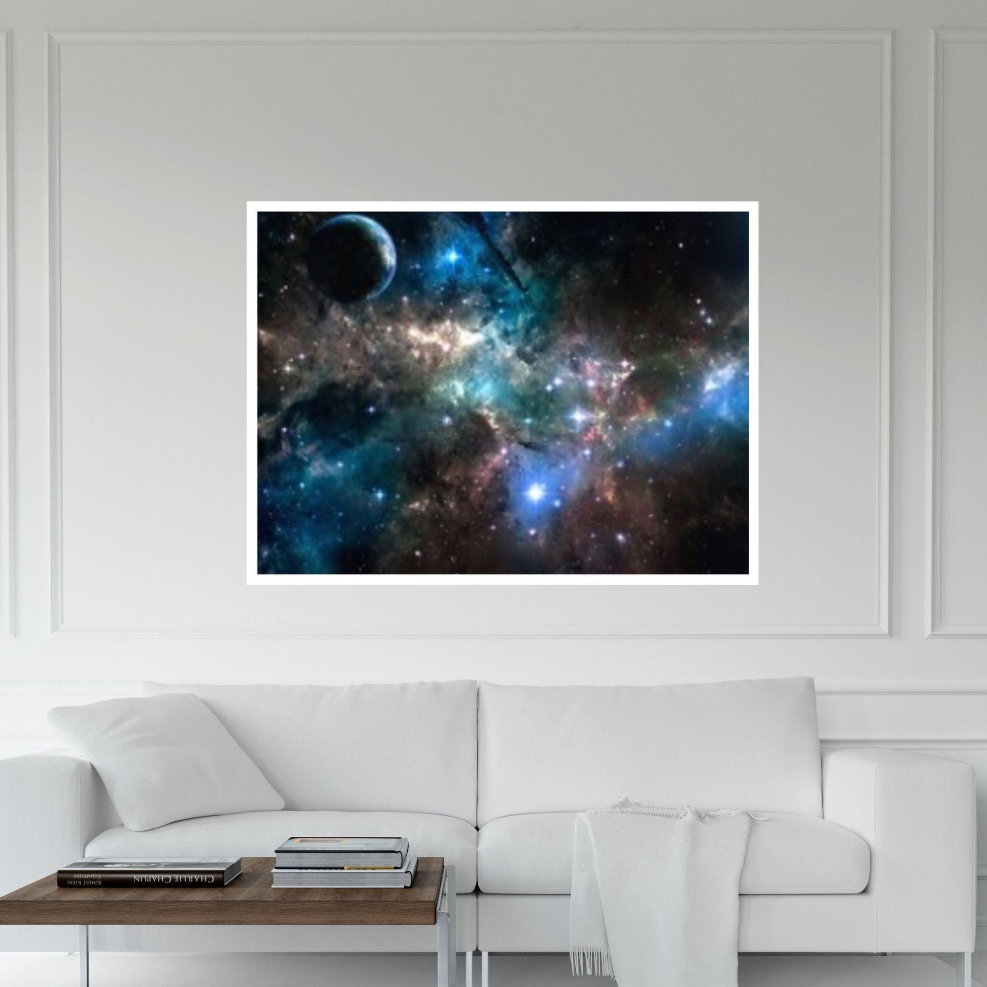 Hubble Light Space Canvas Wall Art Print Design , Wall Decor, Oil Painting Picture - Y Canvas