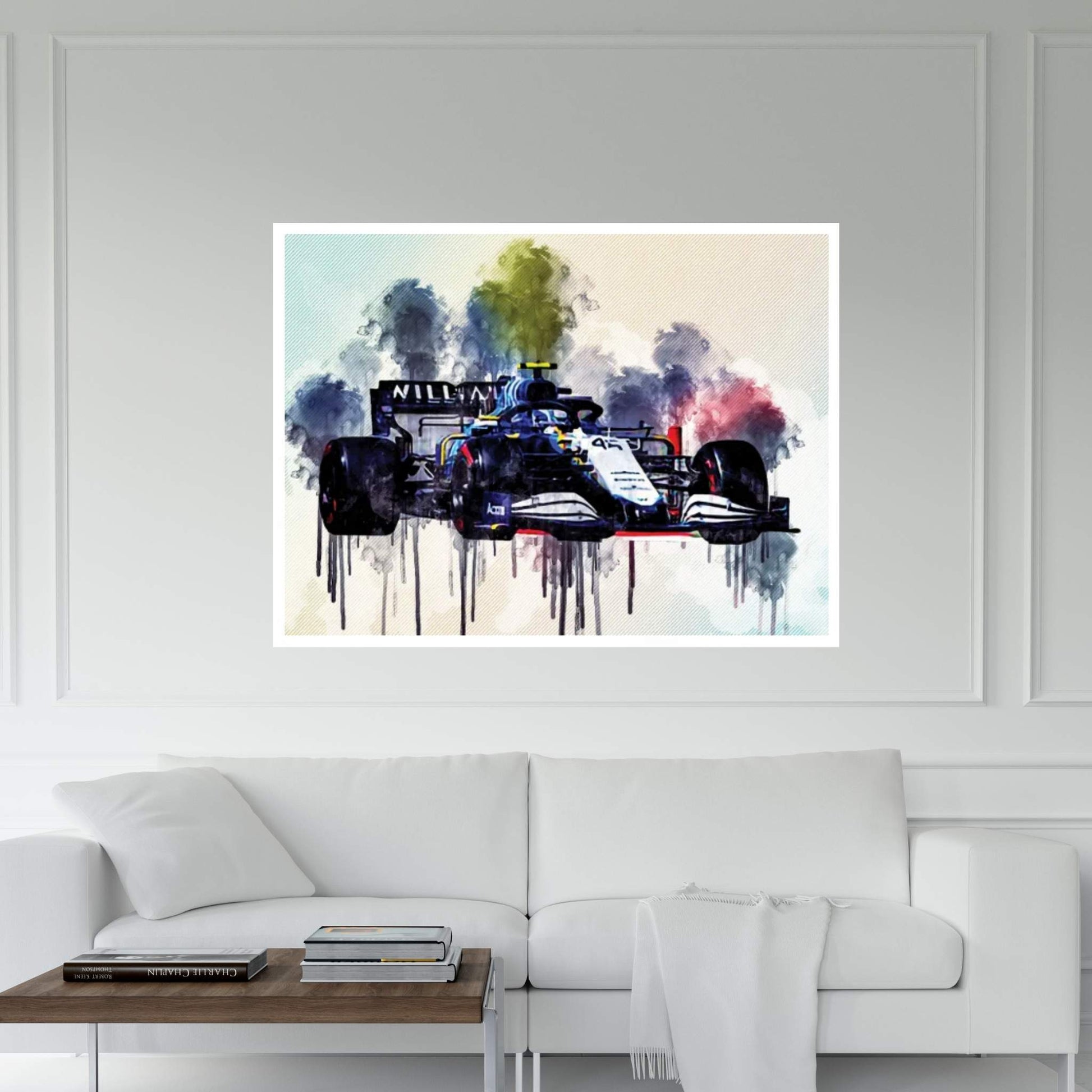 Robert Kubica Raceway Alfa Romeo Racing C41 On Track Formula 1 2021 F1 Cars Sportscars Canvas Wall Art - Y Canvas