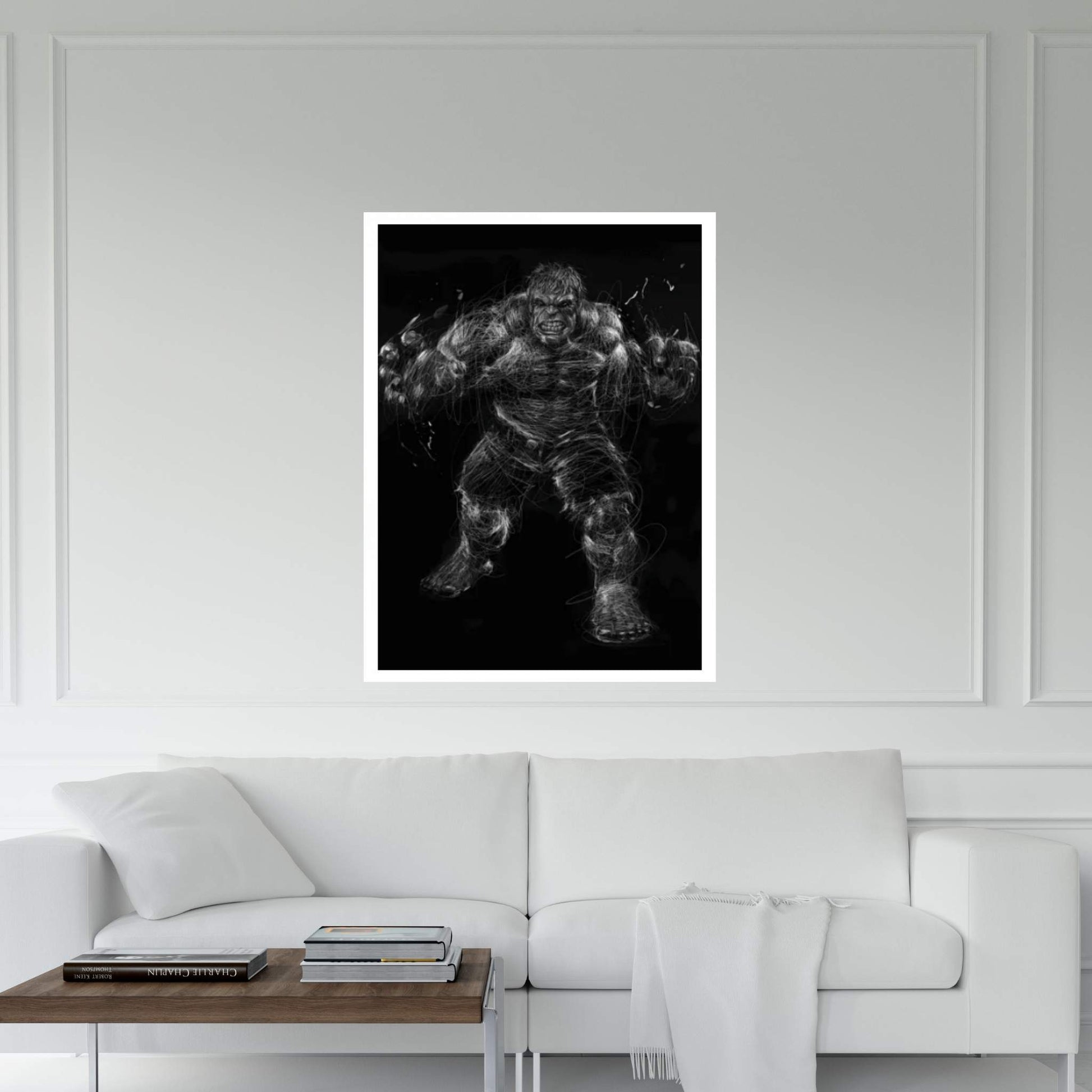 Hulk III Canvas Wall Art - Y Canvas