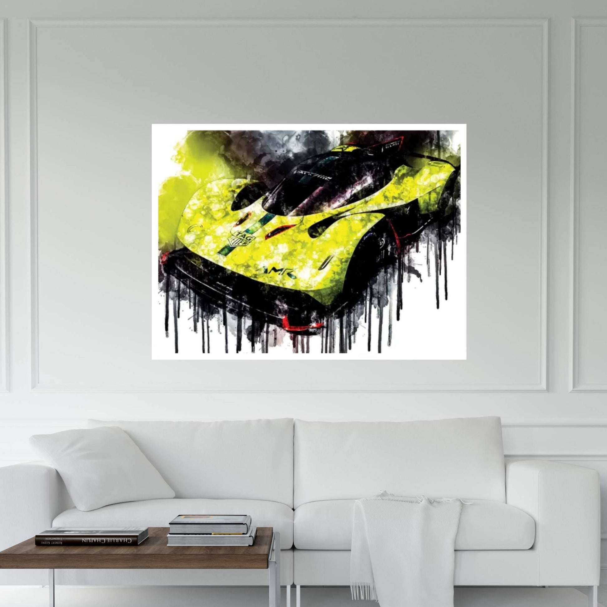 2018 Aston Martin Valkyrie AMR Pro Canvas Wall Art - Y Canvas