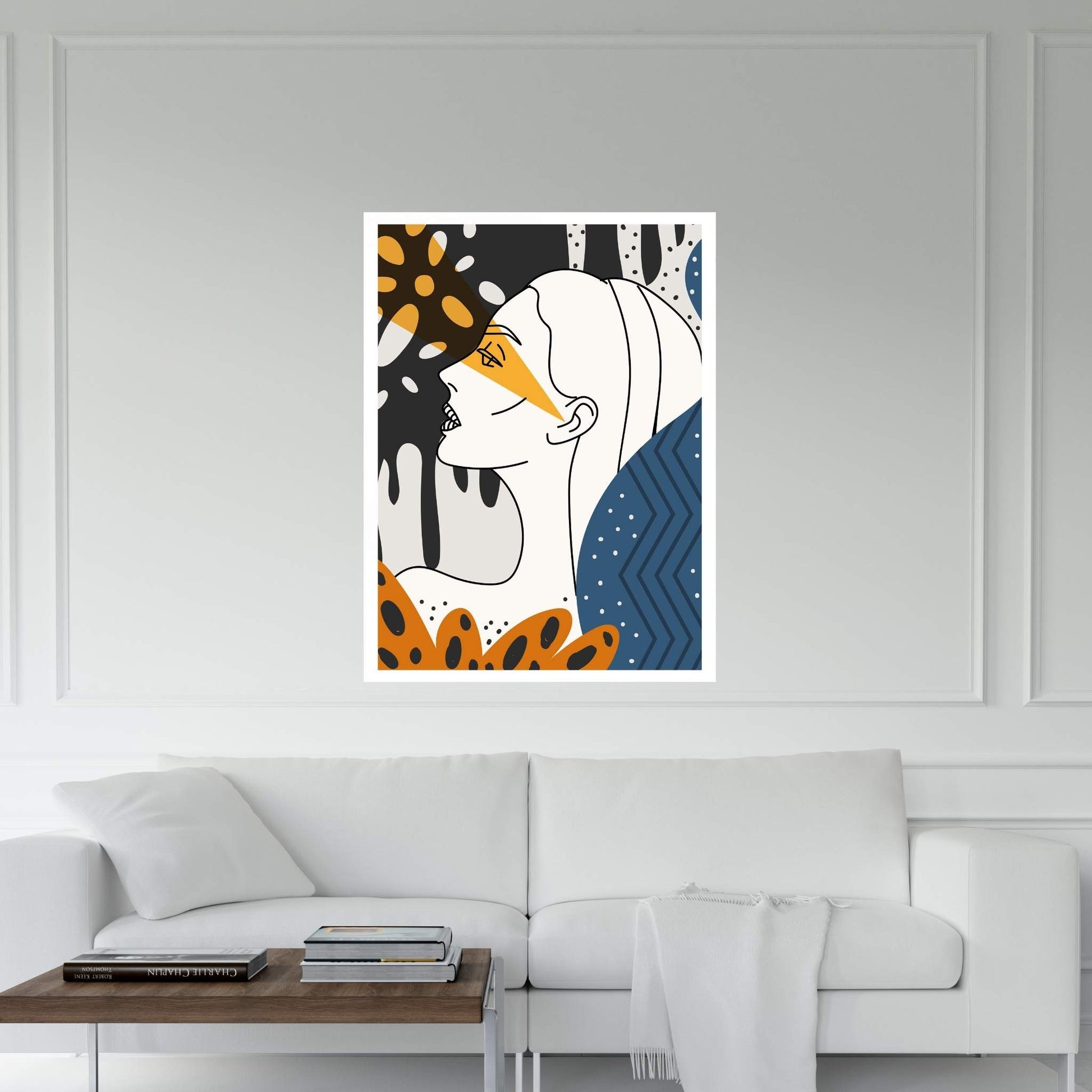 Modern Woman Canvas Wall Art Print - Y Canvas