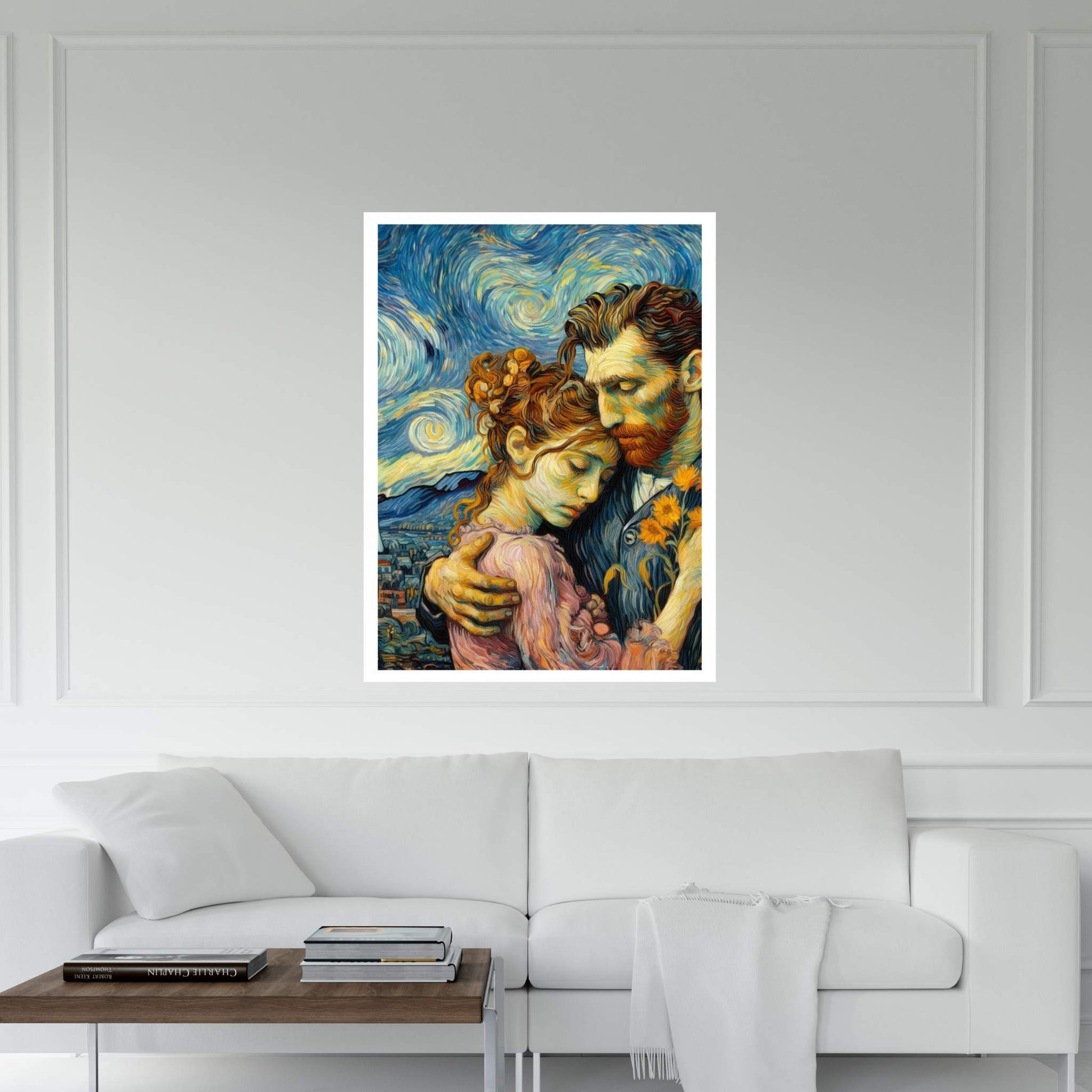 Van Gogh Love Reproduction Canvas Wall Art - Y Canvas