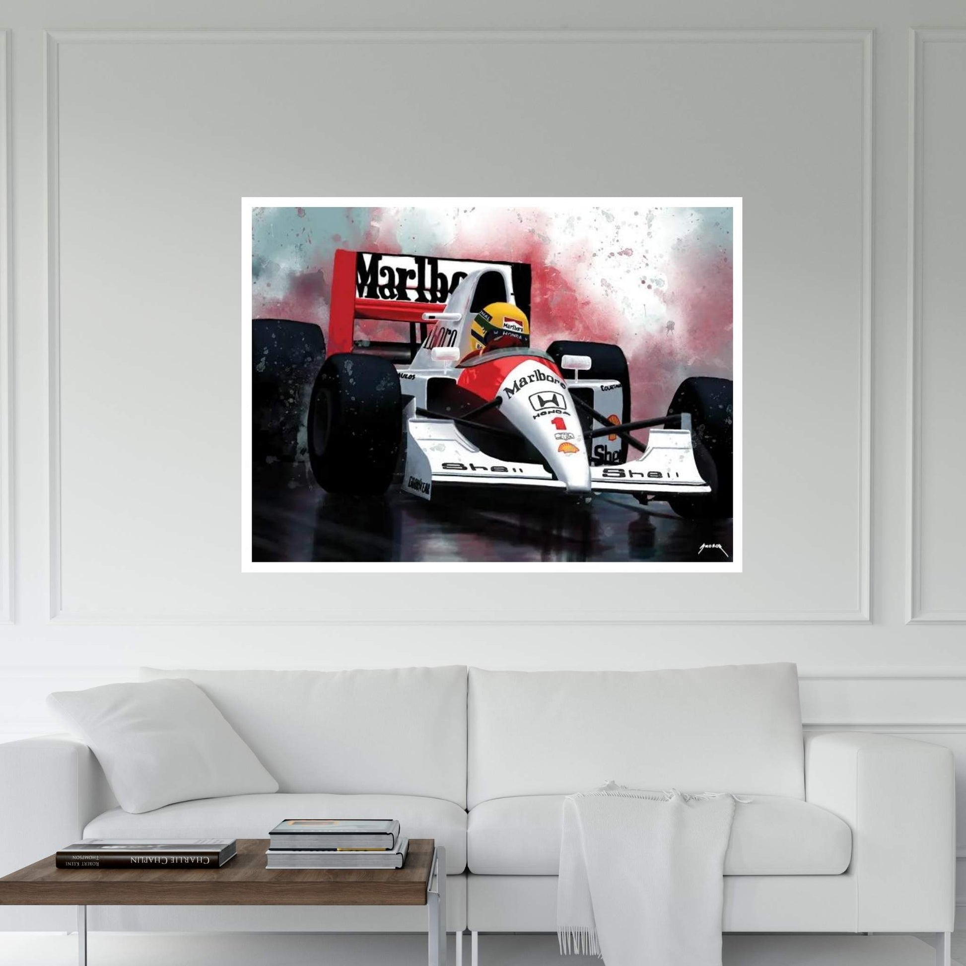 1991 Senna Canvas Wall Art - Y Canvas