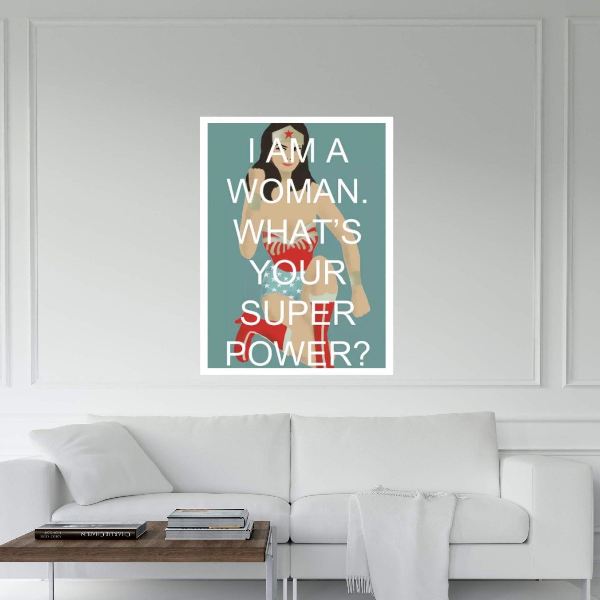 Wonder Woman Canvas Wall Art - Y Canvas