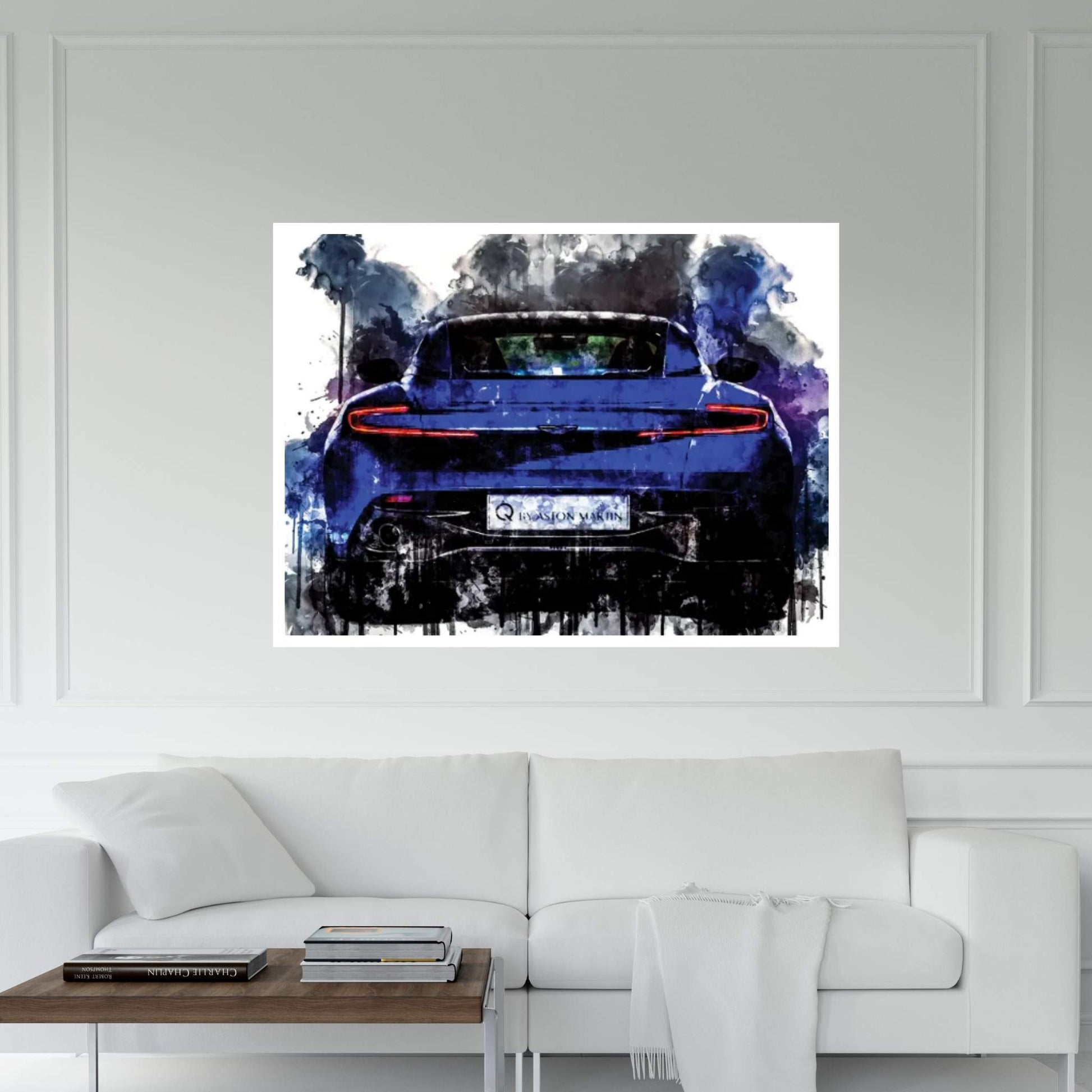 2017 Q Aston Martin DB11 Canvas Wall Art - Y Canvas