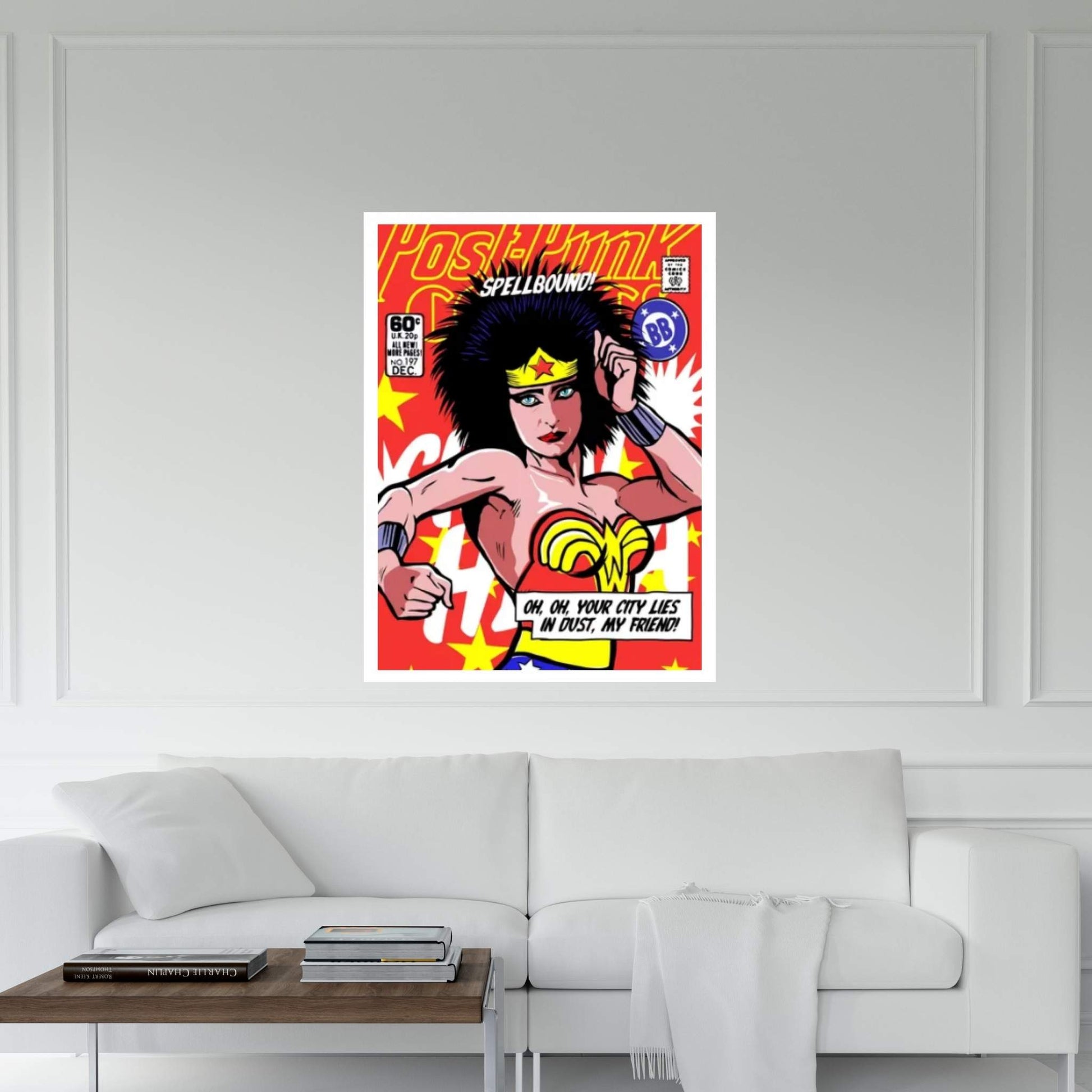 Post-Punk Wonder Canvas Wall Art - Y Canvas