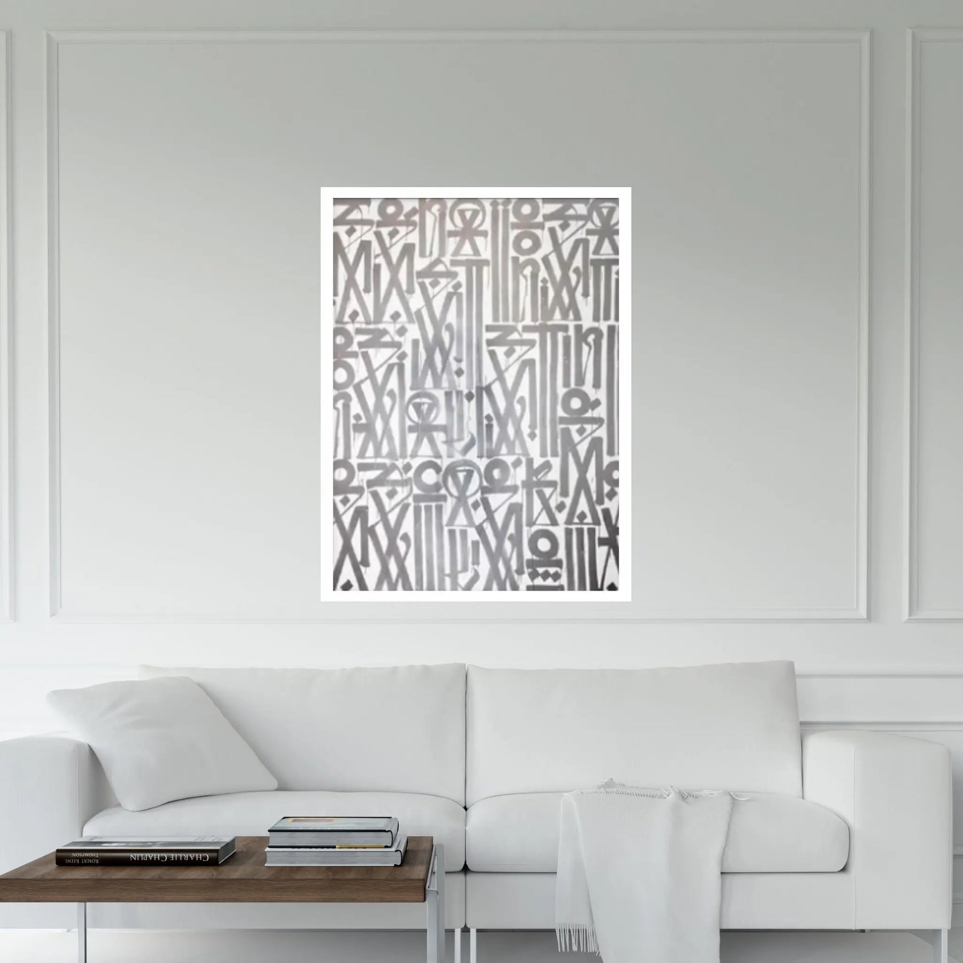 Abstract Retna Wall Art Graffiti American Black & White Reproduction Painting Wall Art Poster Print Graffiti Art - Y Canvas