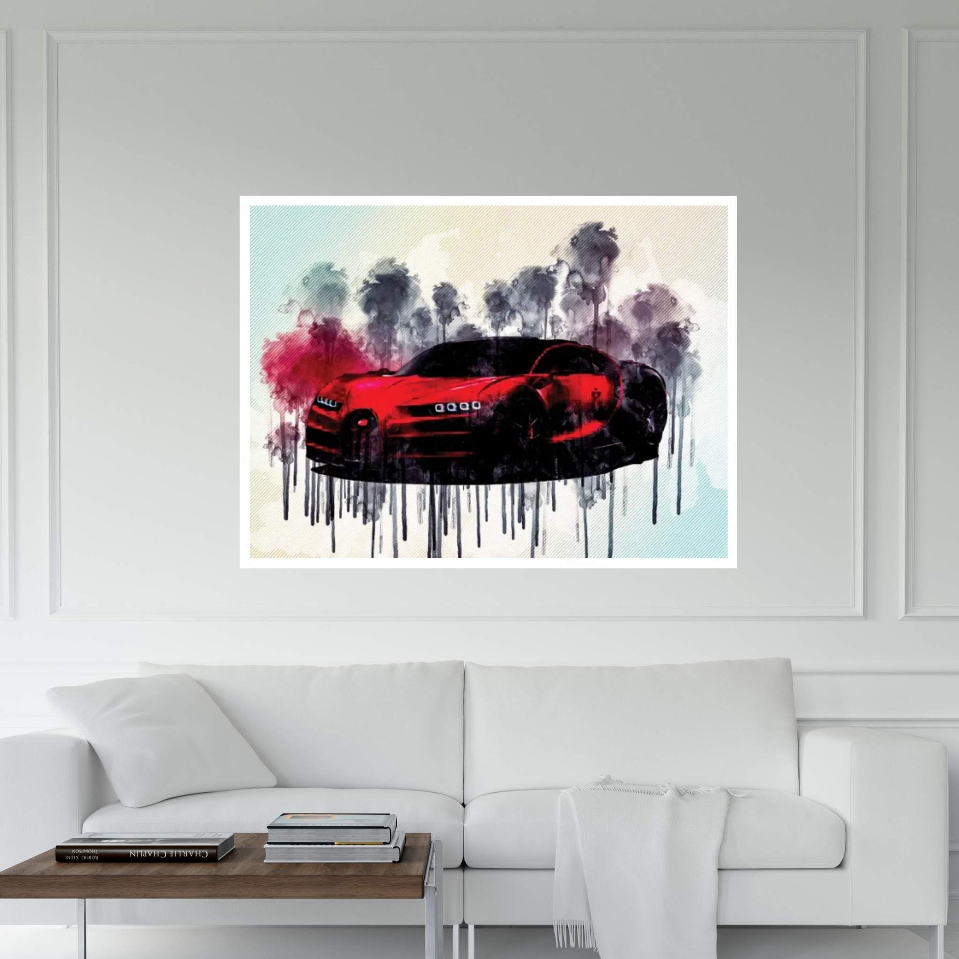 Bugatti Chiron Sport 2019 Hypercar Tuning Canvas Wall Art - Y Canvas