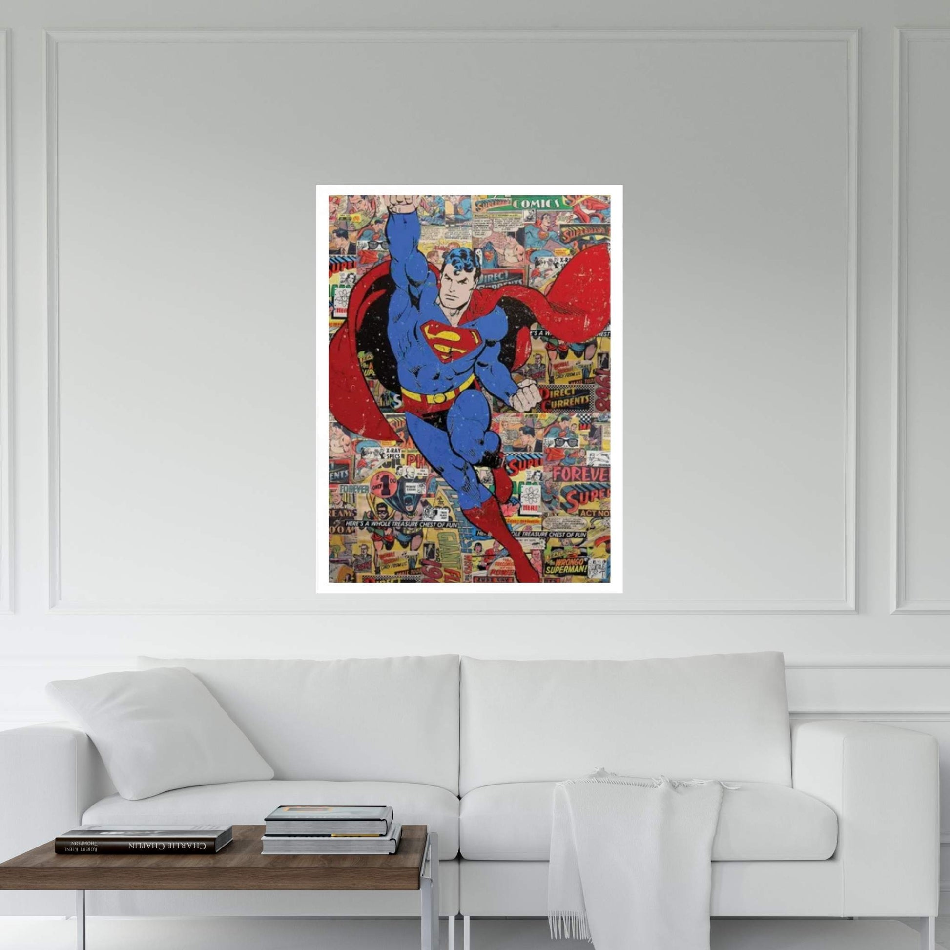 Superman Canvas Wall Art - Y Canvas