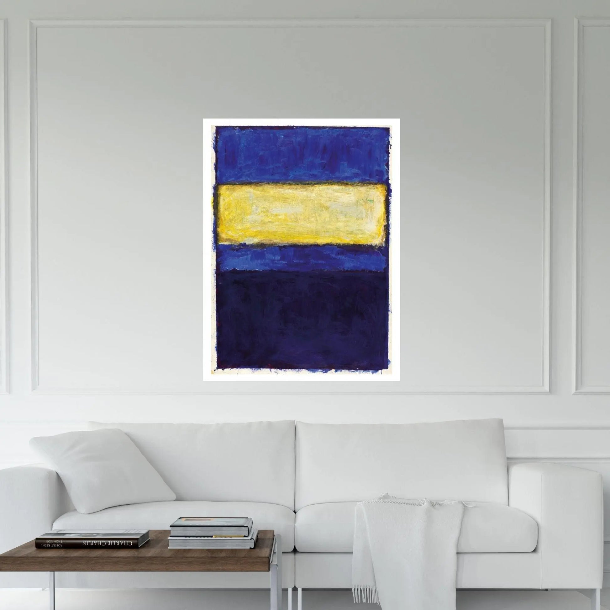 Mark Rothko Frame Canvas Poster Art Reproduction, Modern Art Expressionism Painting, Abstract Canvas Wall Art - Y Canvas