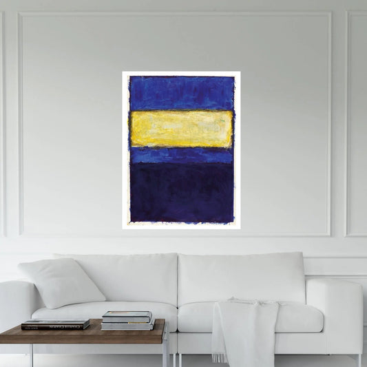 Mark Rothko Frame Canvas Poster Art Reproduction, Modern Art Expressionism Painting, Abstract Canvas Wall Art - Y Canvas