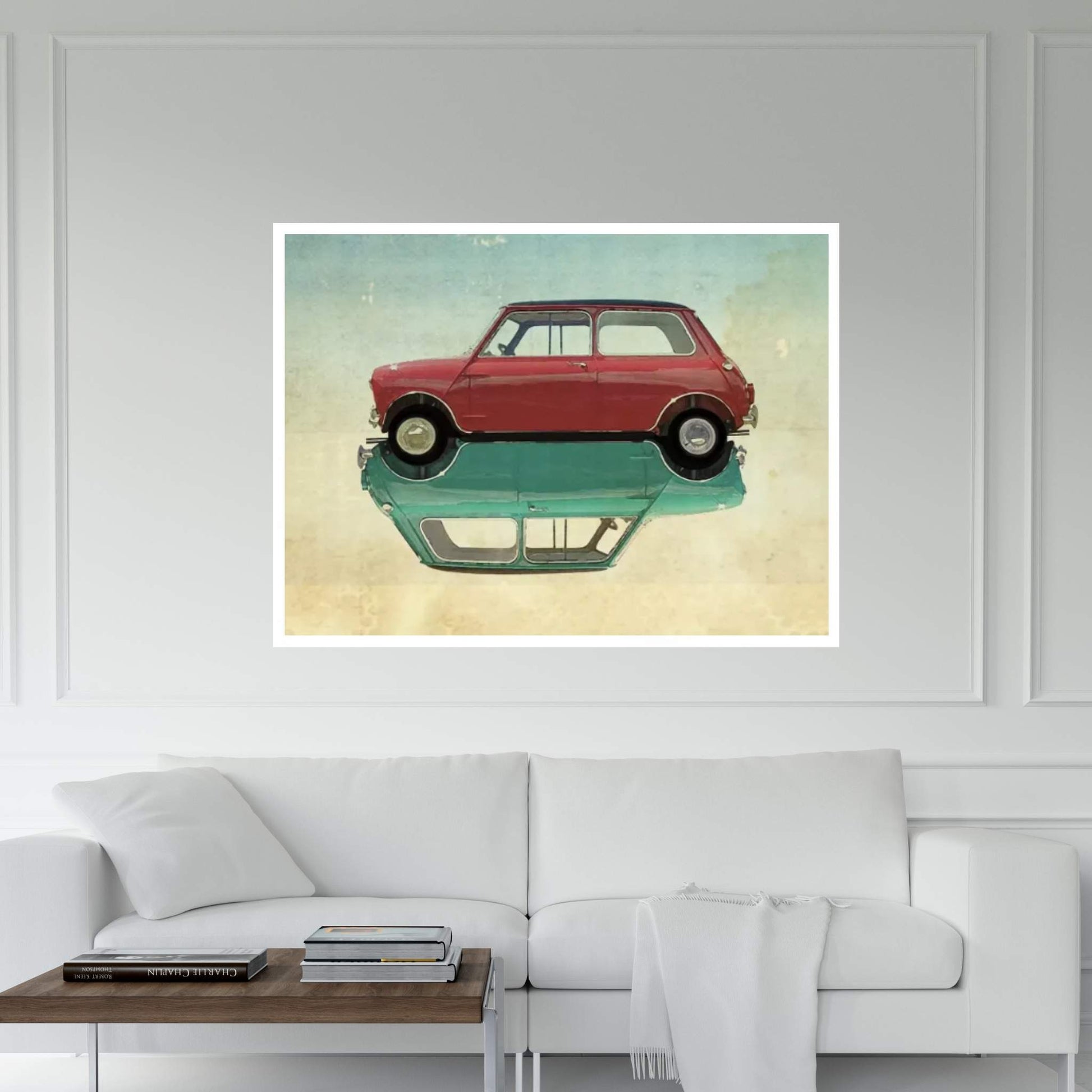 Car Mini Canvas Wall Art - Y Canvas