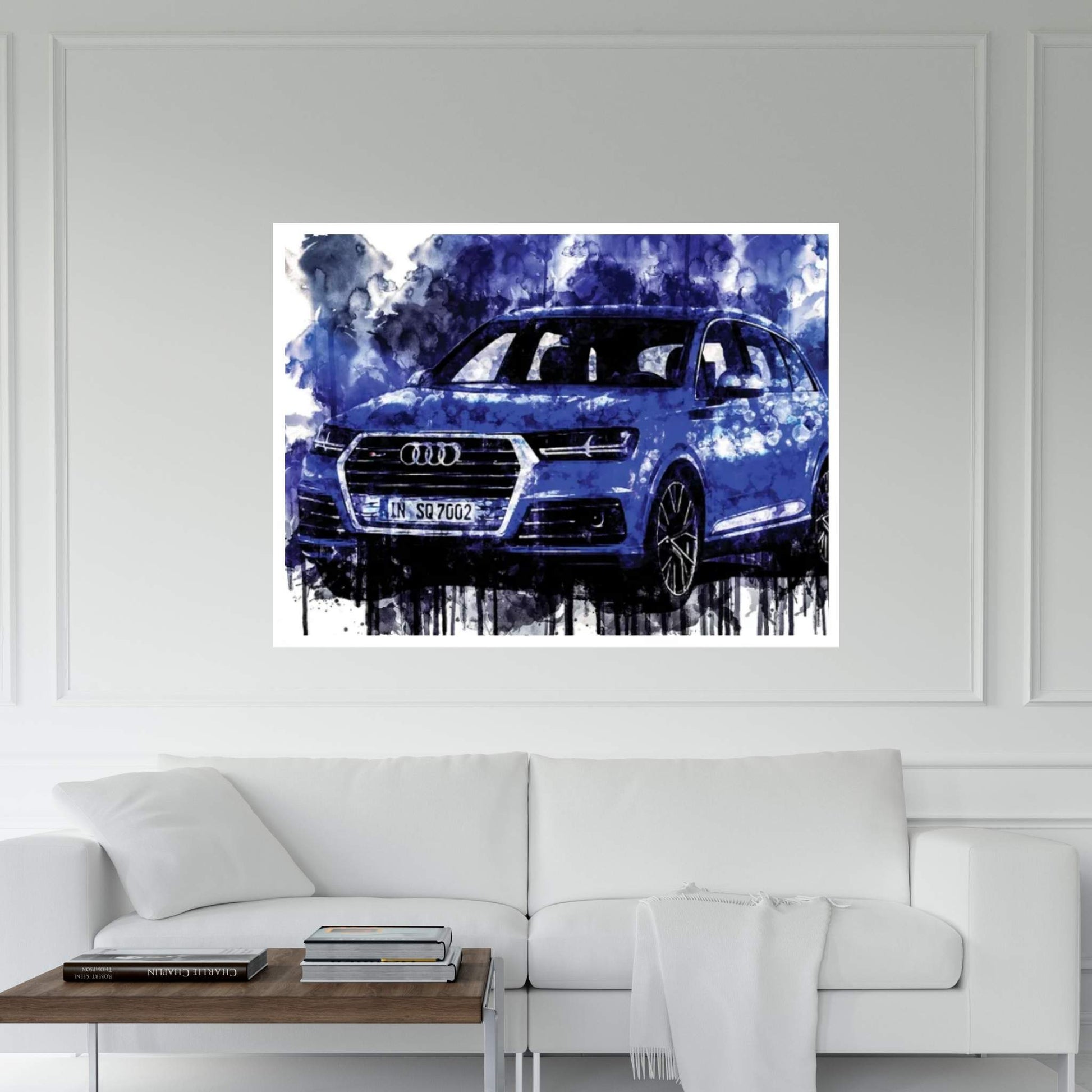 2017 Audi SQ7 TDI Canvas Wall Art - Y Canvas