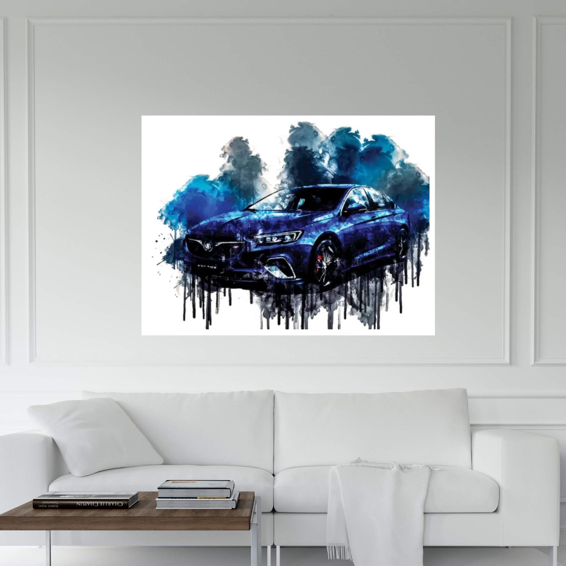 2018 Buick Regal GS Vehicle CDL Canvas Wall Art - Y Canvas