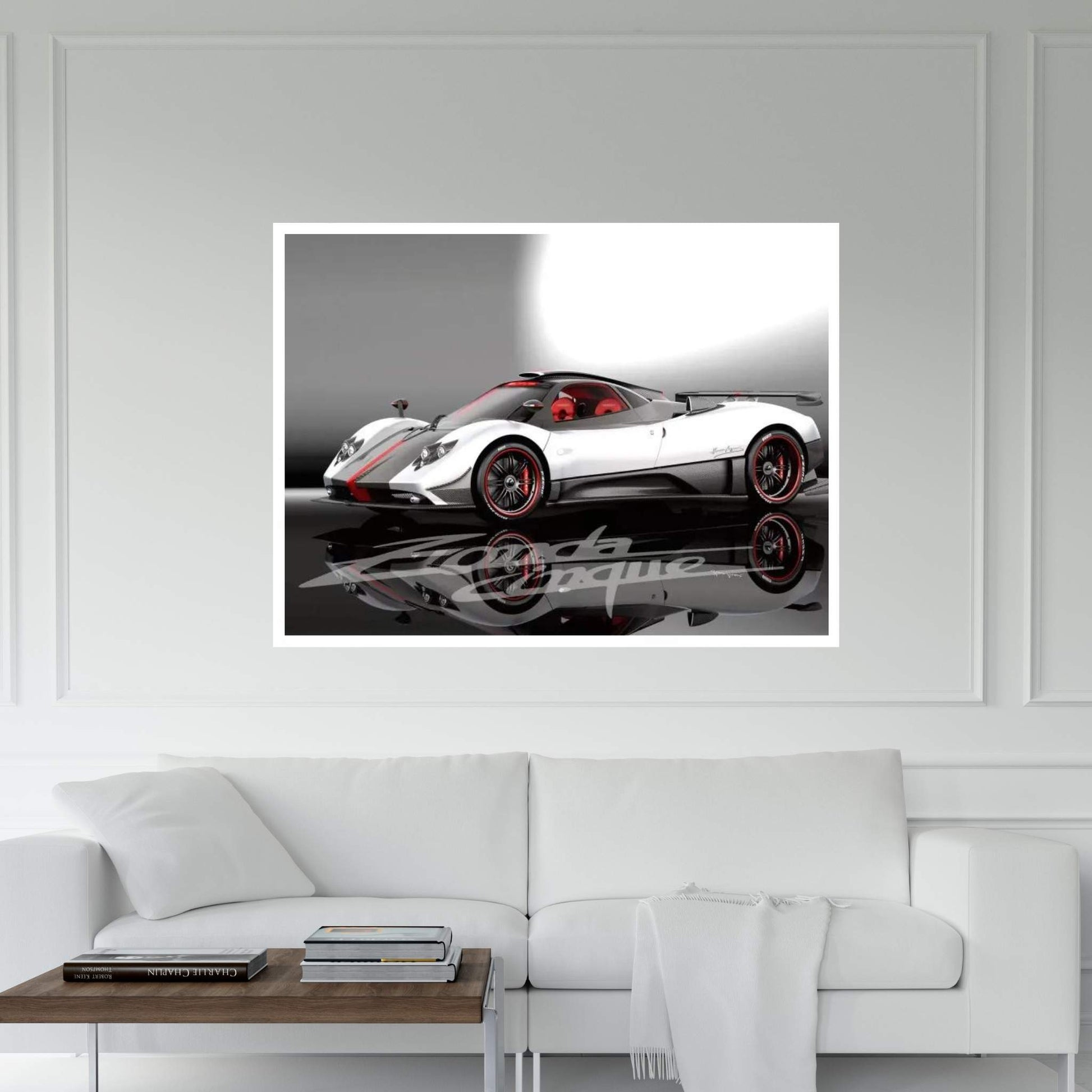 Pagani Zonda Cinque Canvas Wall Art - Y Canvas