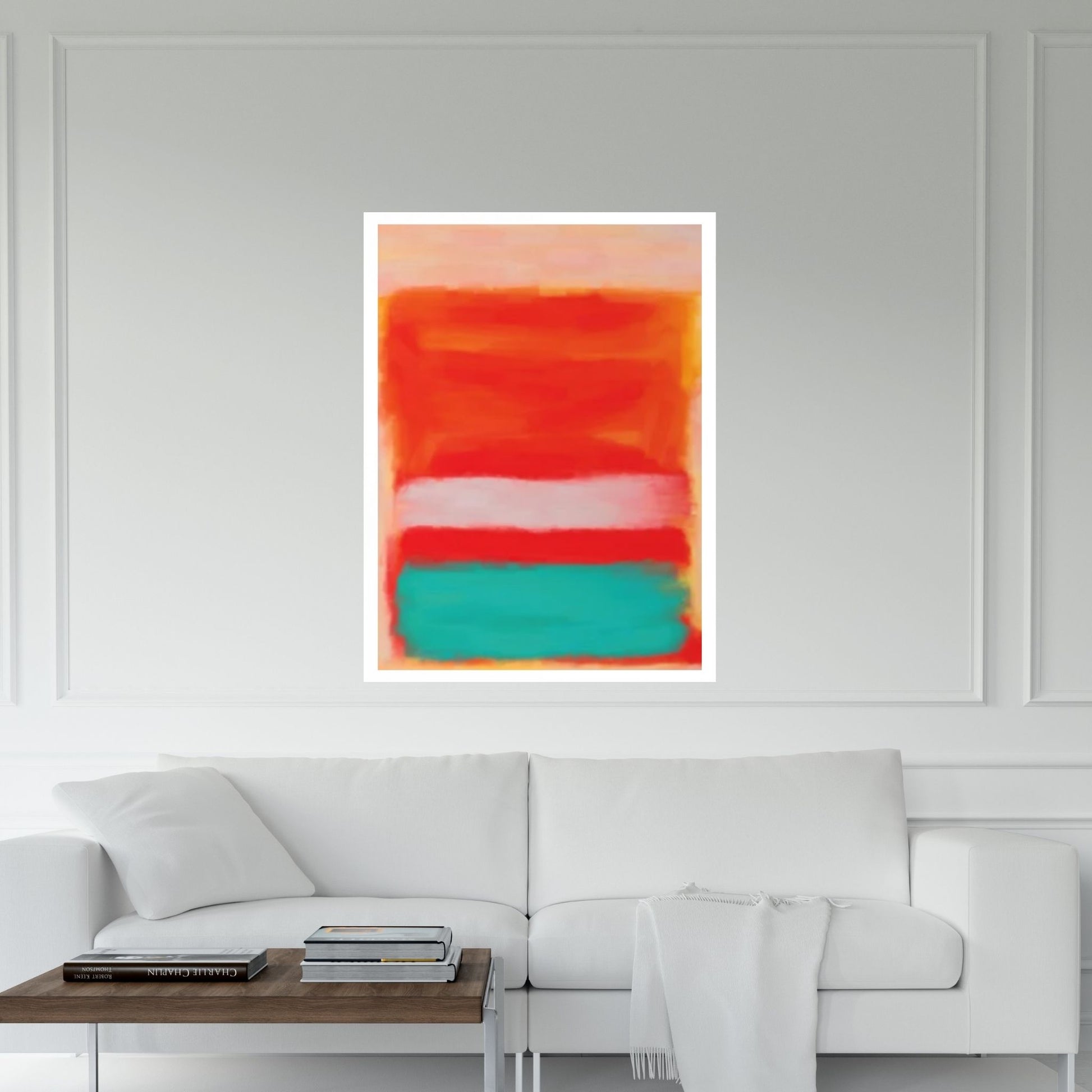 Mark Rothko Exhibition Canvas Wall Art Poster, Minimalist Decor - Y Canvas