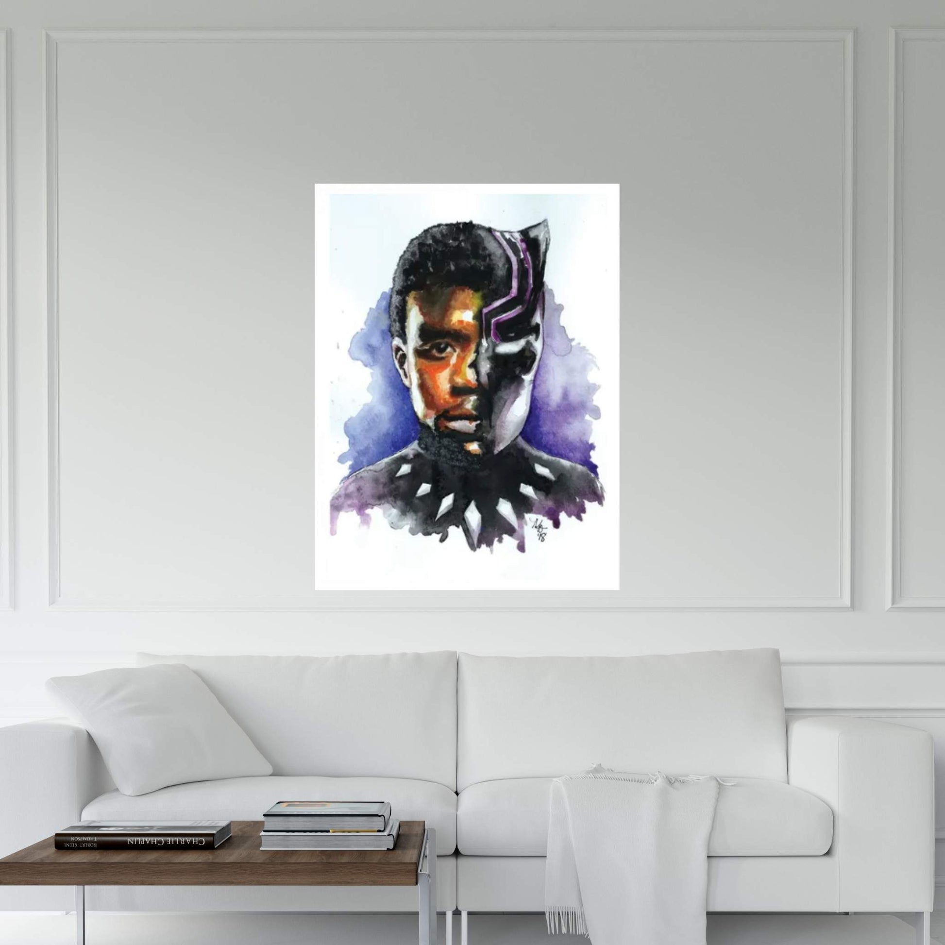 T'Challa - Black Panther Canvas Wall Art - Y Canvas