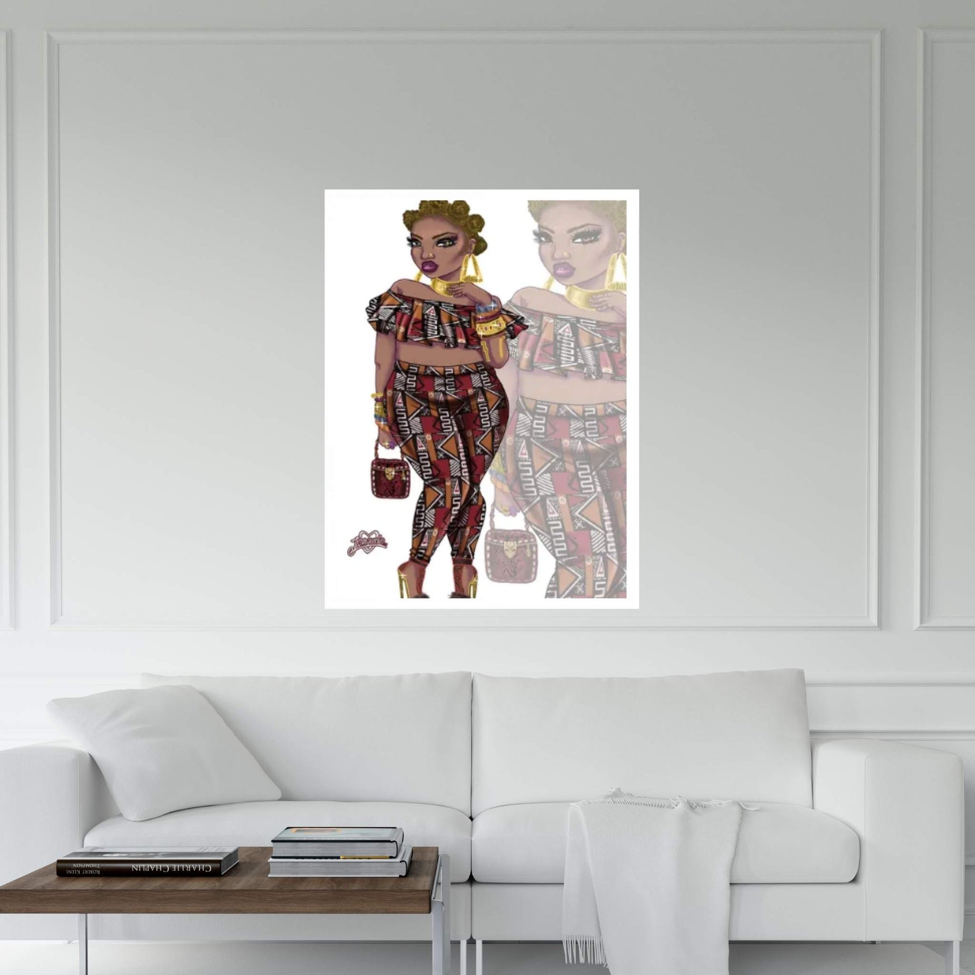 Wakanda Fashion IV Canvas Wall Art - Y Canvas