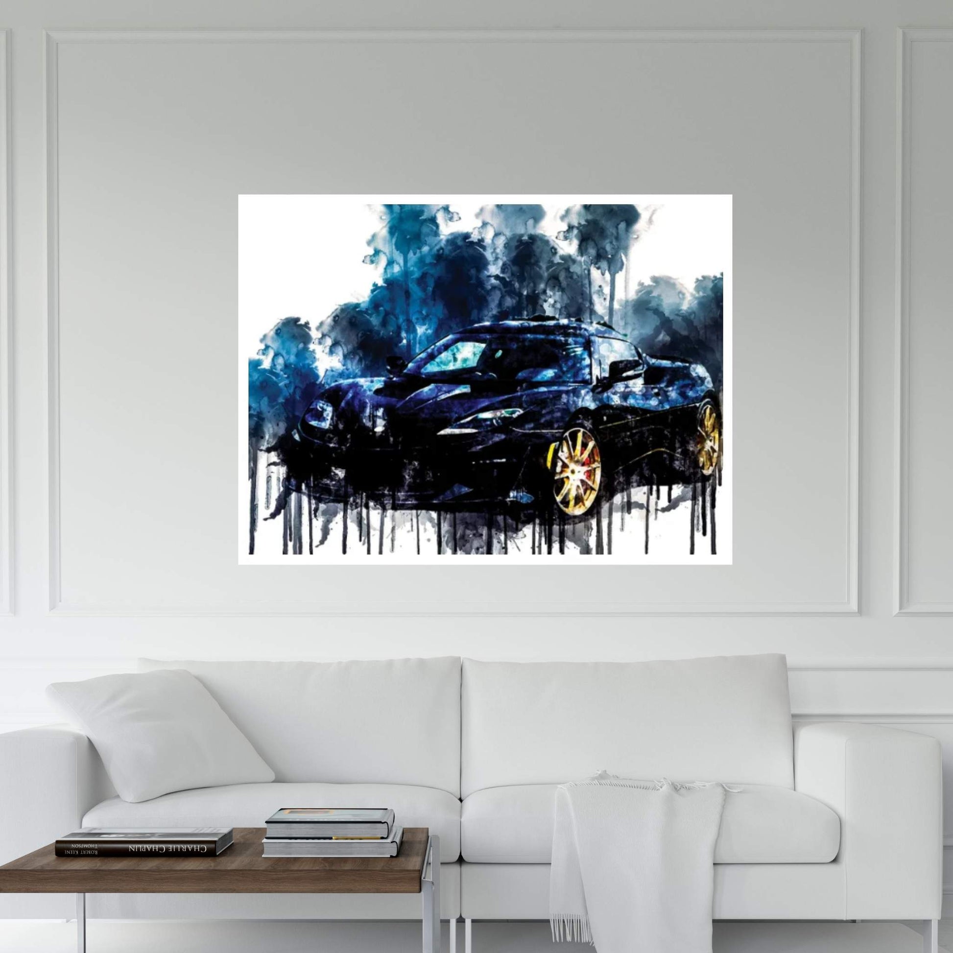 2017 Lotus Evora Sport 410 GP Edition Canvas Wall Art - Y Canvas