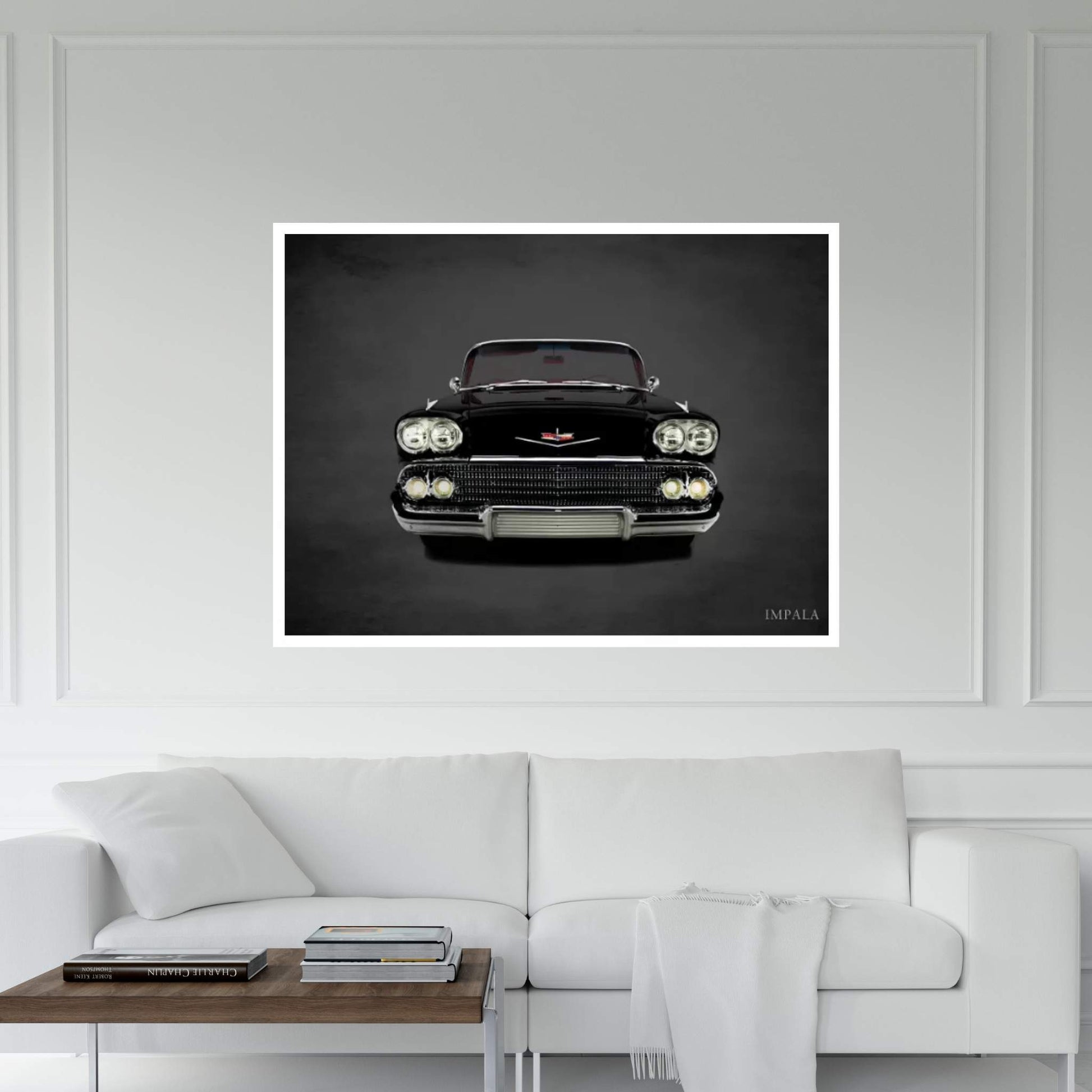 1958 Chevrolet Impala Canvas Wall Art - Y Canvas