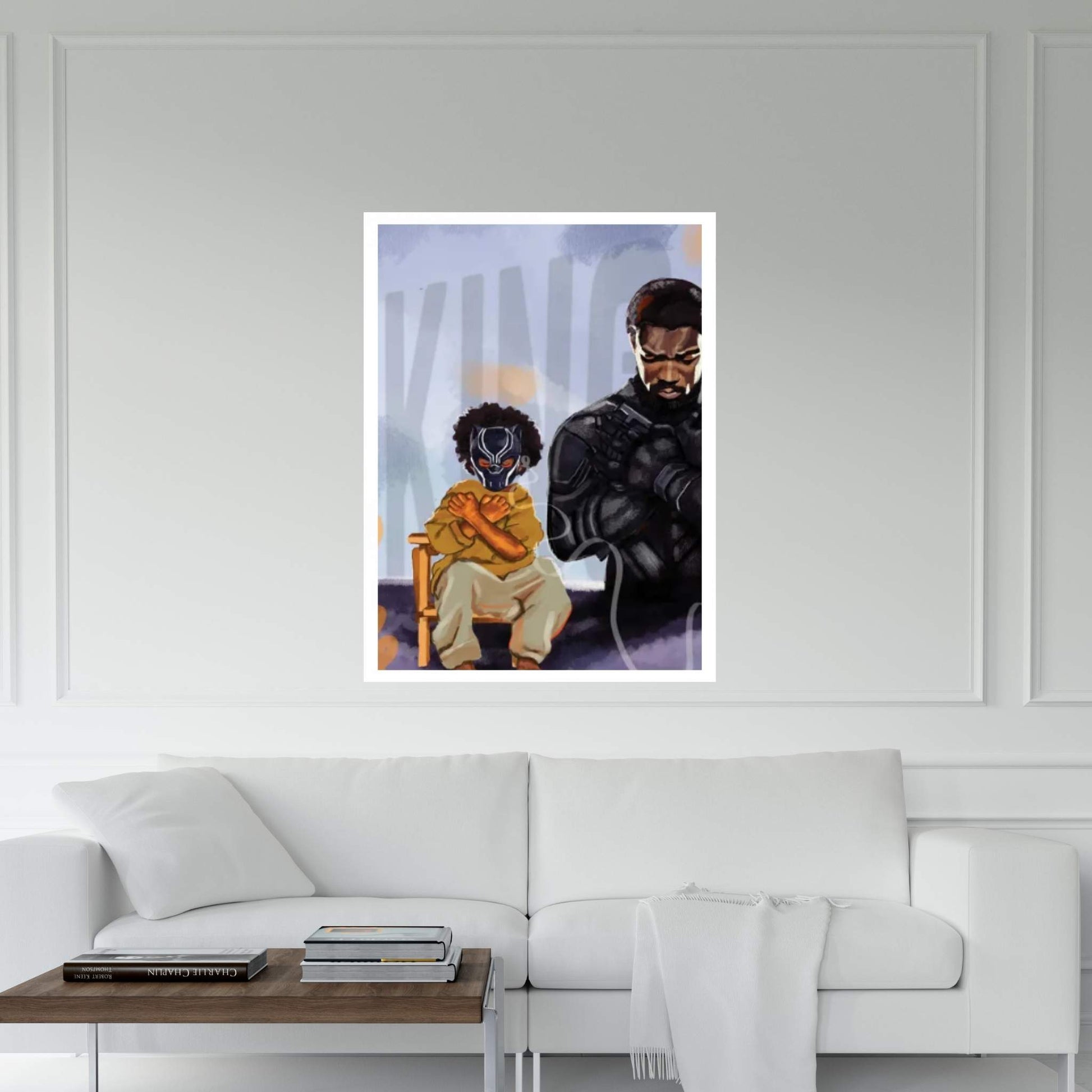 Black Panther Canvas Wall Art - Y Canvas