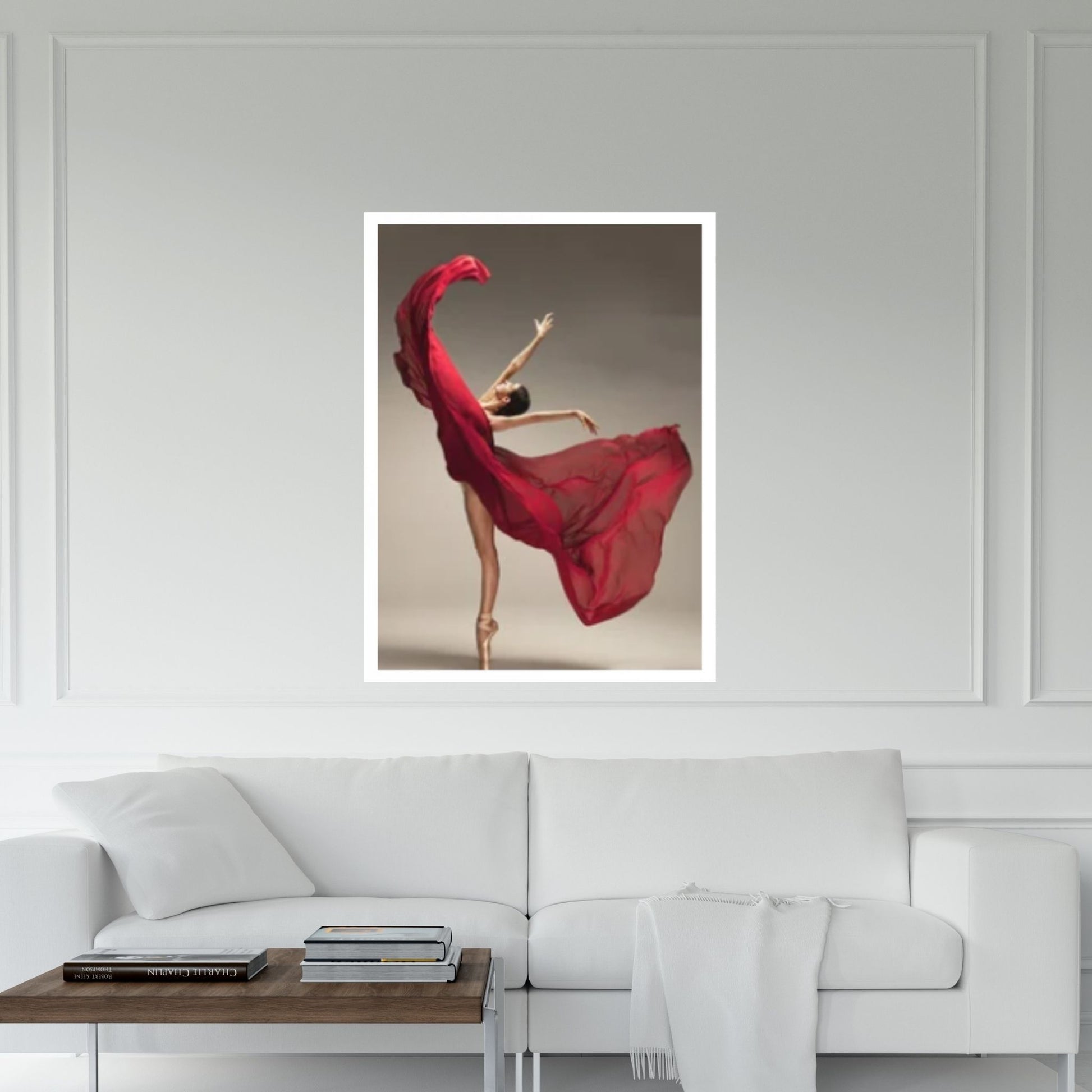 Large Ballerina Canvas Painting, Dancing Girl Oil Painting - Y Canvas