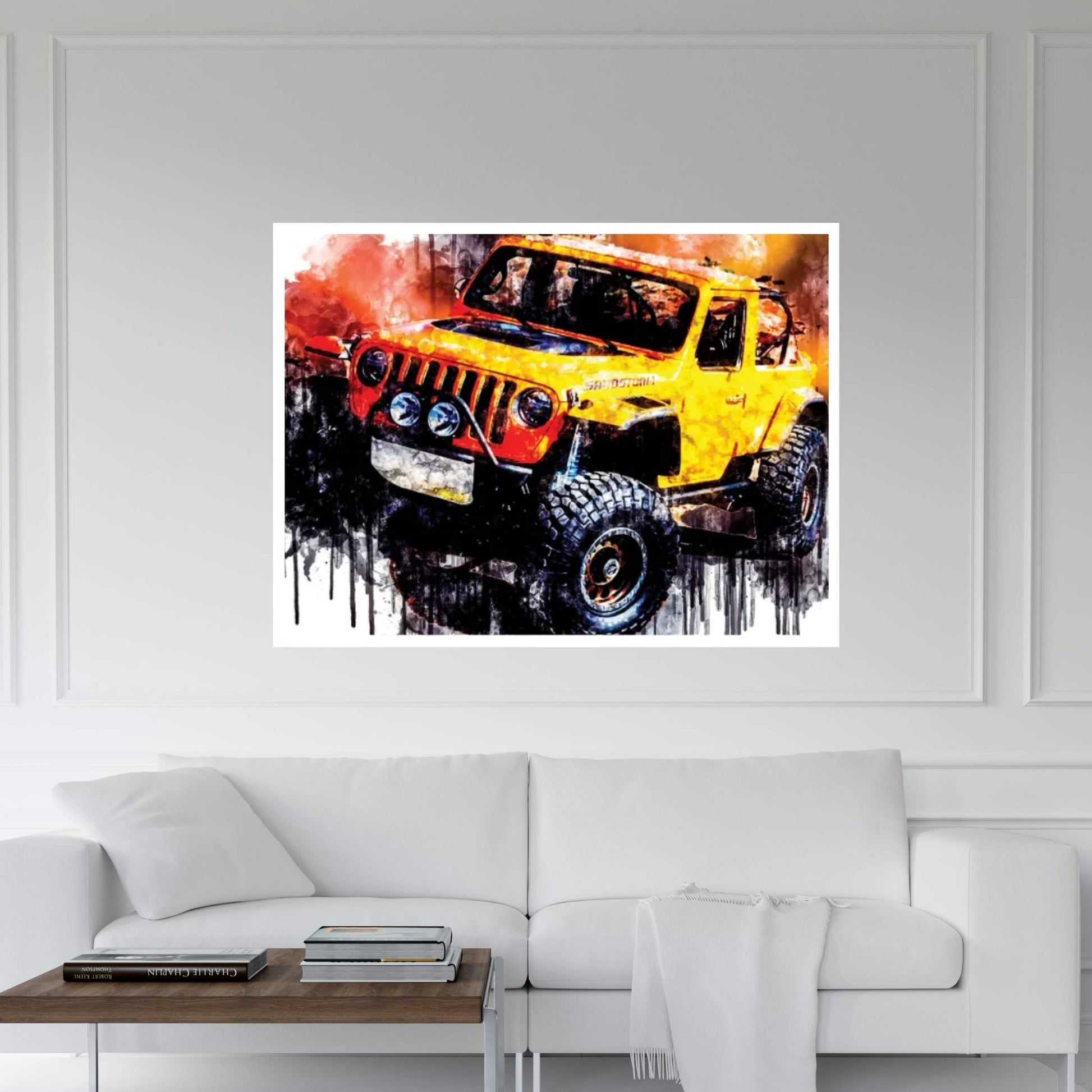 Car 2018 Jeep Sandstorm Concept Canvas Wall Art - Y Canvas