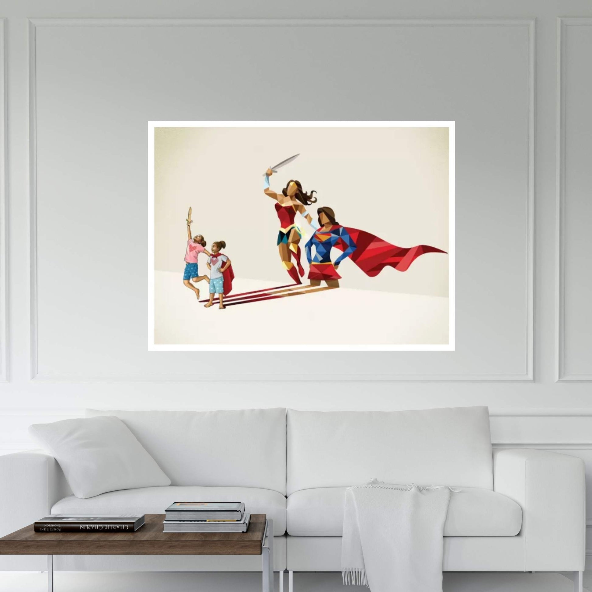 Sisters In Arms Canvas Wall Art - Y Canvas