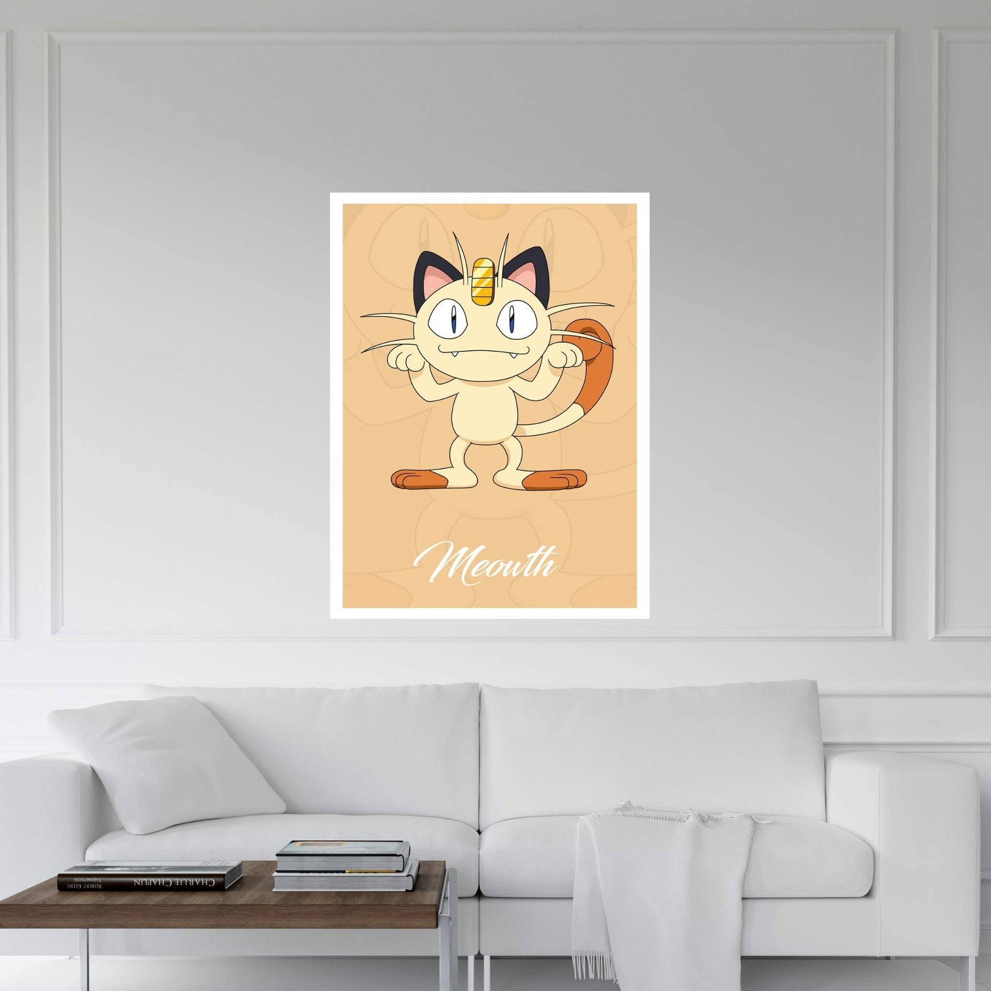 Pokémon - Meowth Canvas Wall Art - Y Canvas