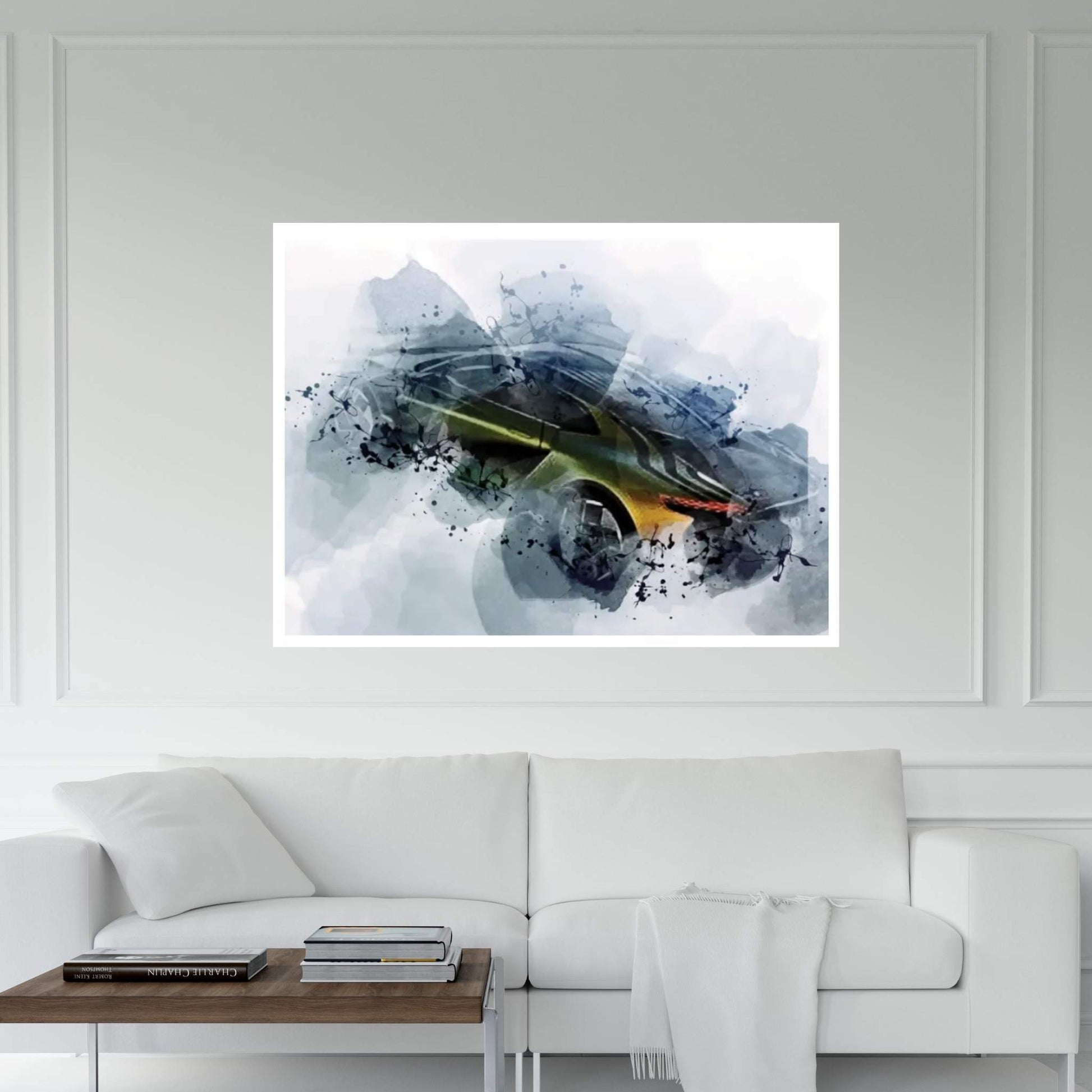 2022 Ds E-Tense Performance Concept Exterior Canvas Wall Art - Y Canvas