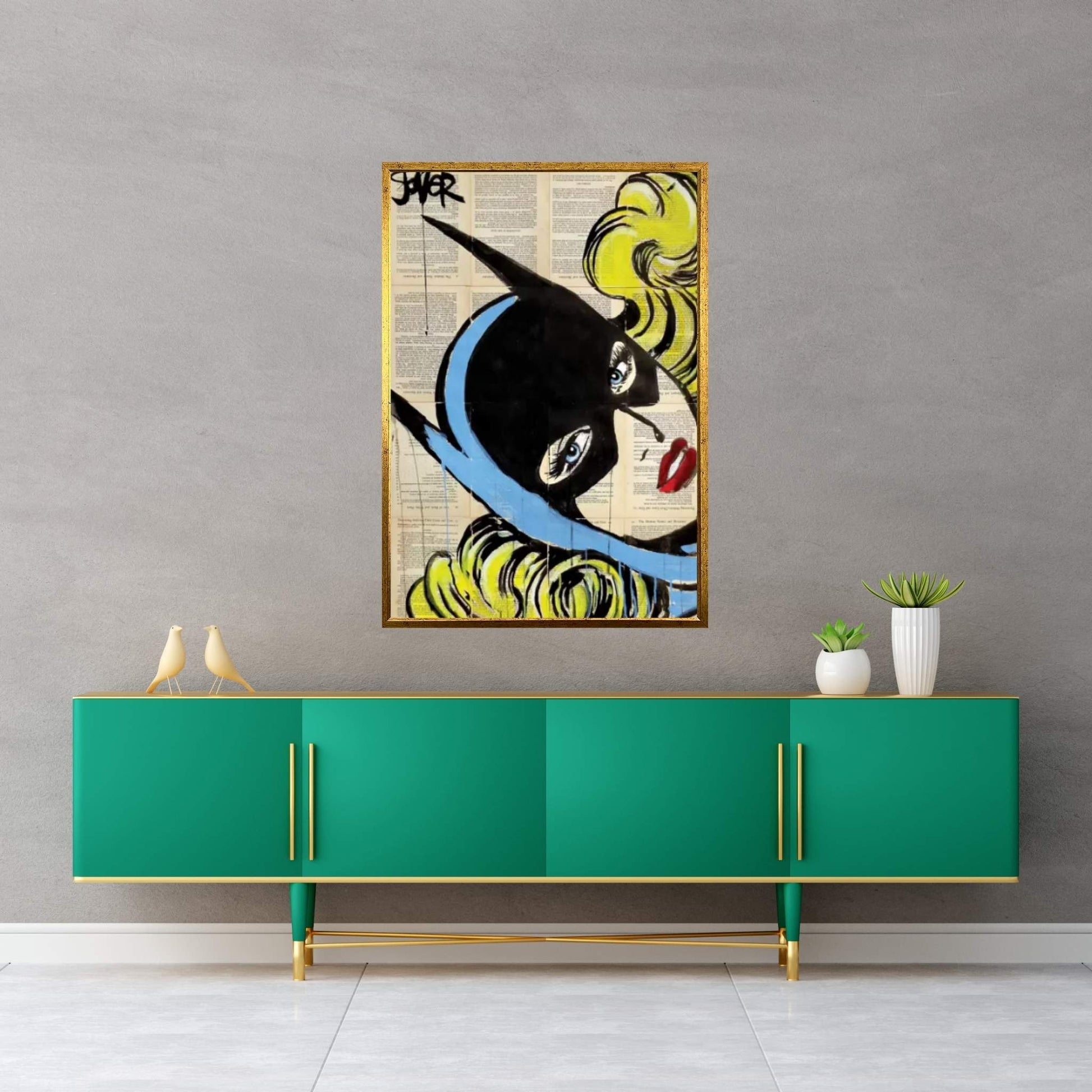 That Girl Canvas Wall Art - Y Canvas