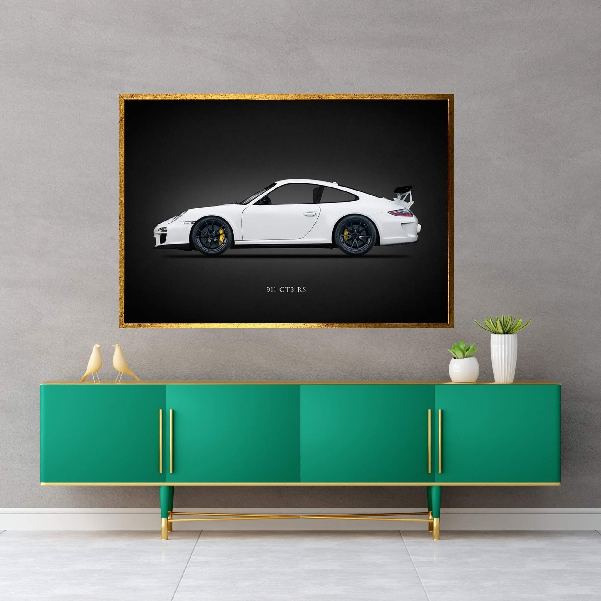 Porsche 911 GT3 RS 2011 Canvas Wall Art - Y Canvas