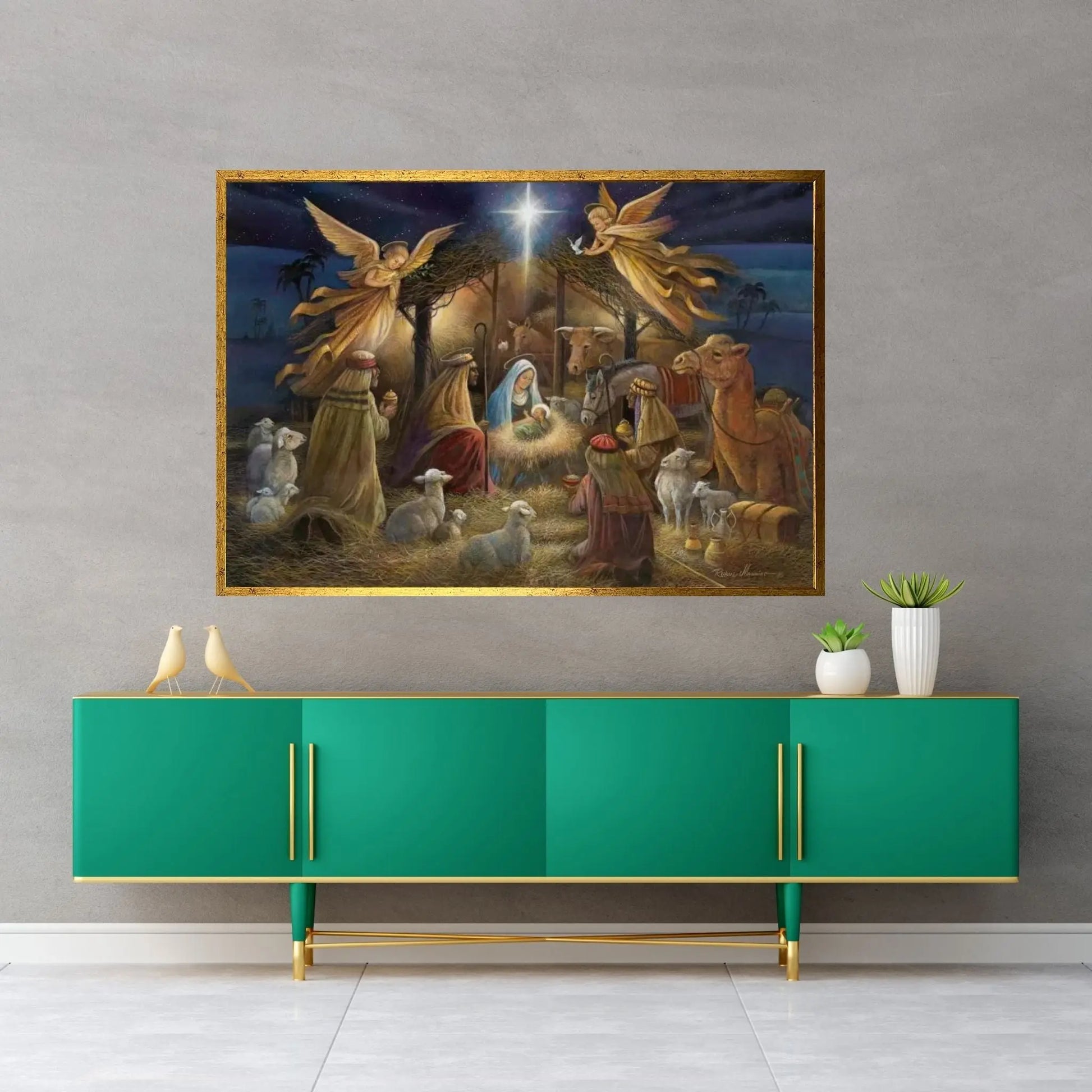 Nativity Canvas Wall Art - Y Canvas